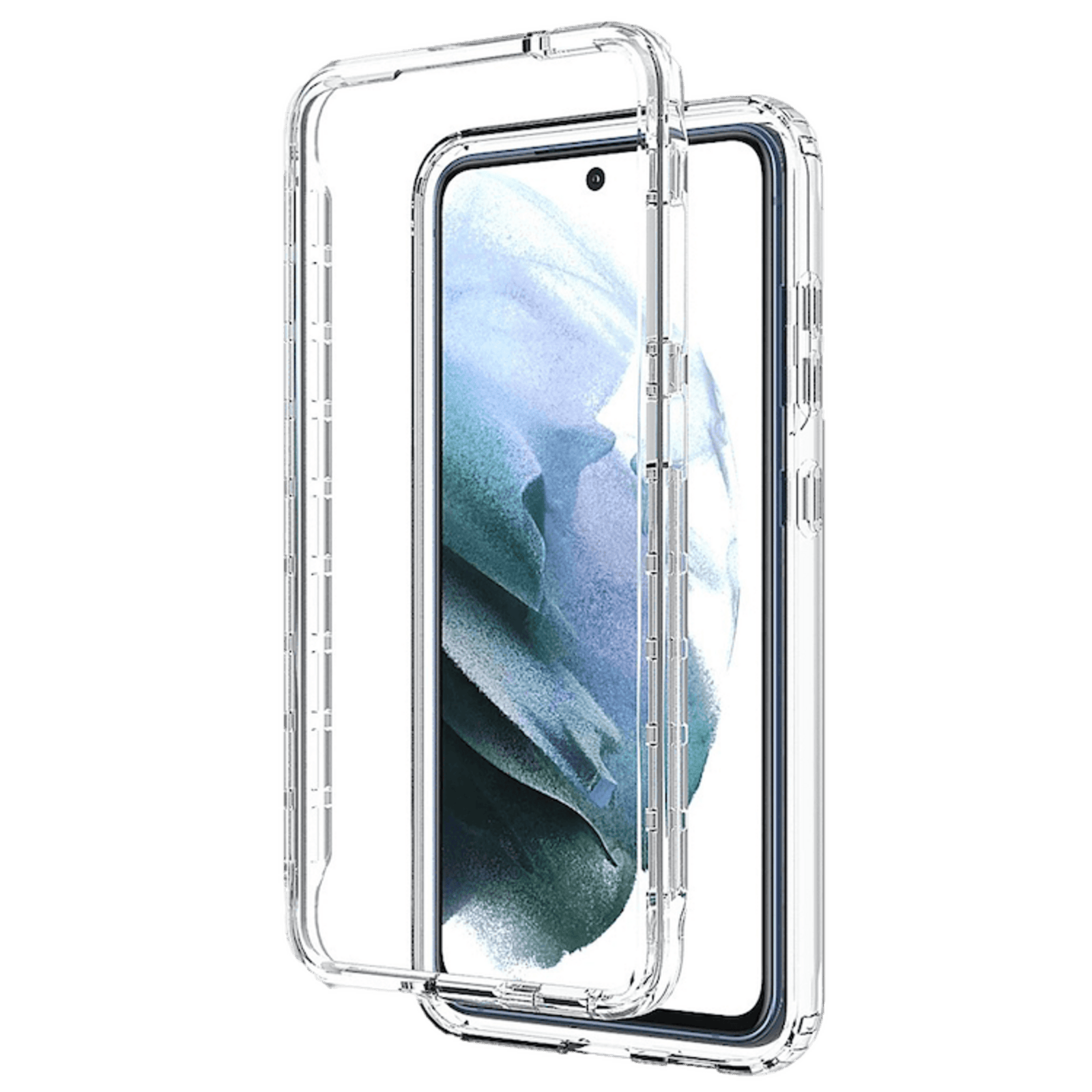 Comfycase Samsung galaxy S21 FE Schokproof Front And Back Case Transparant