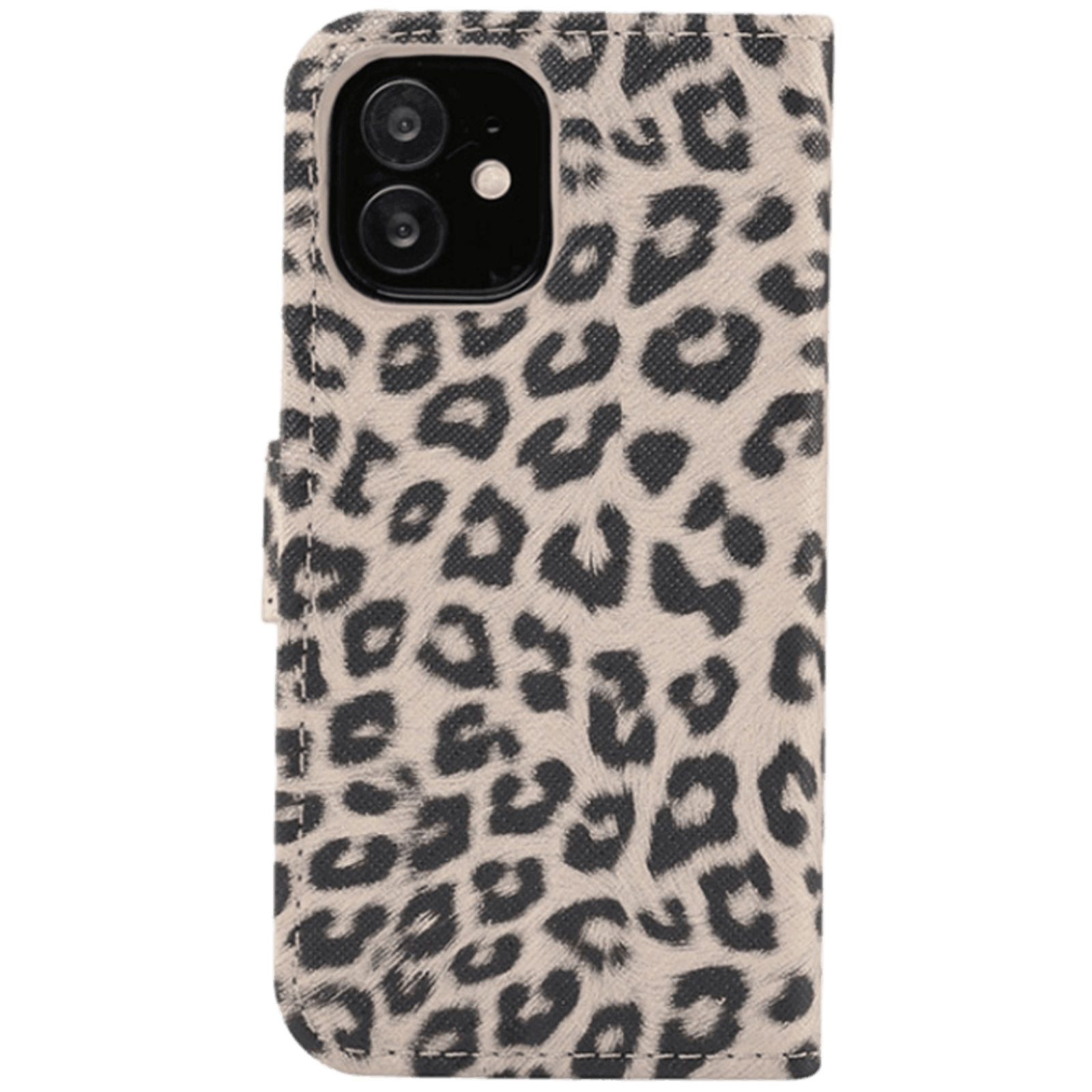 Mocaa iPhone 12 (Pro) Luipaardprint Bookcase Hoesje style I