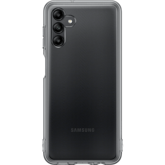 Samsung Galaxy A04s Soft Hoesje Zwart - Voorkant