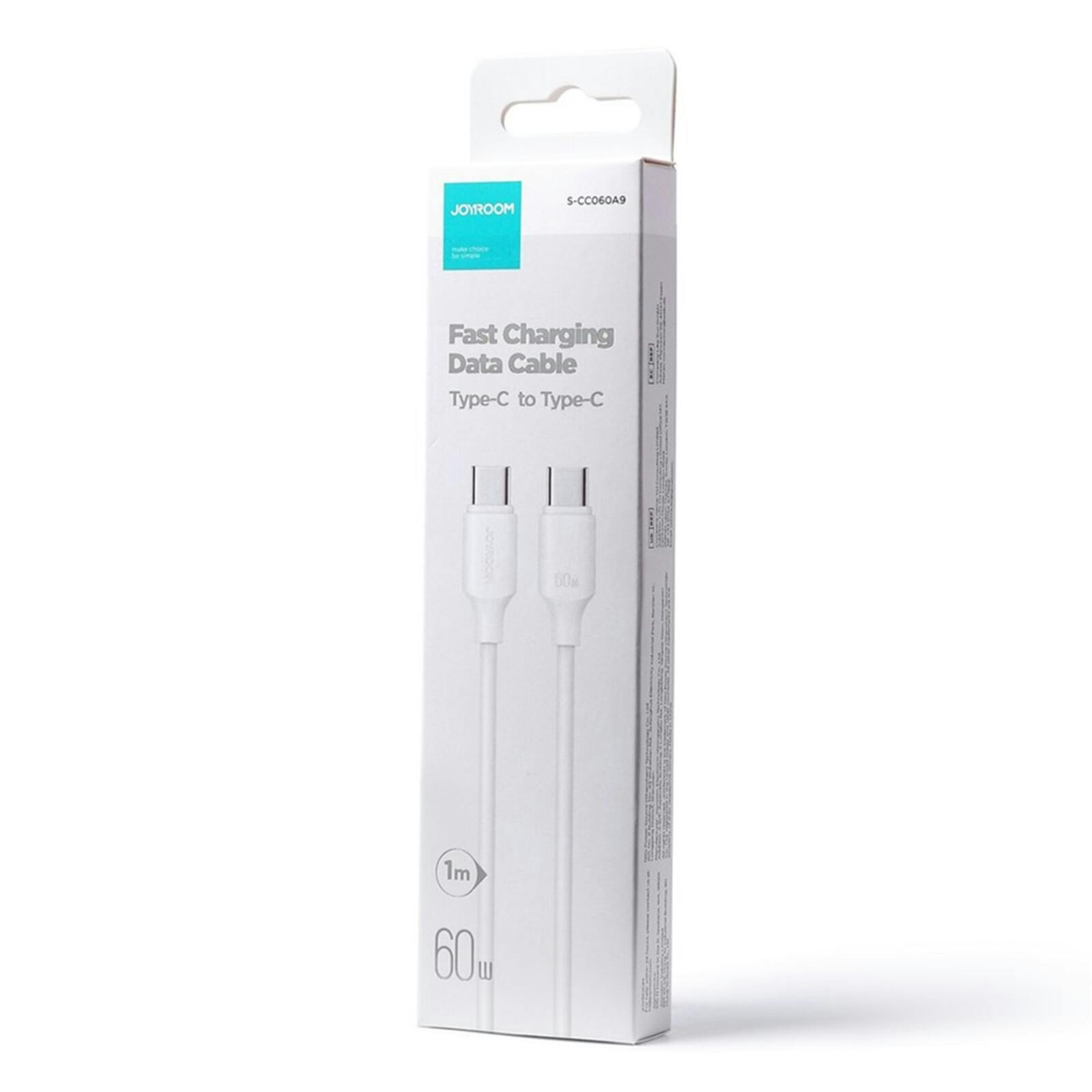 Joyroom Premium Series USB-C Oplaadkabel 60W Wit 1m