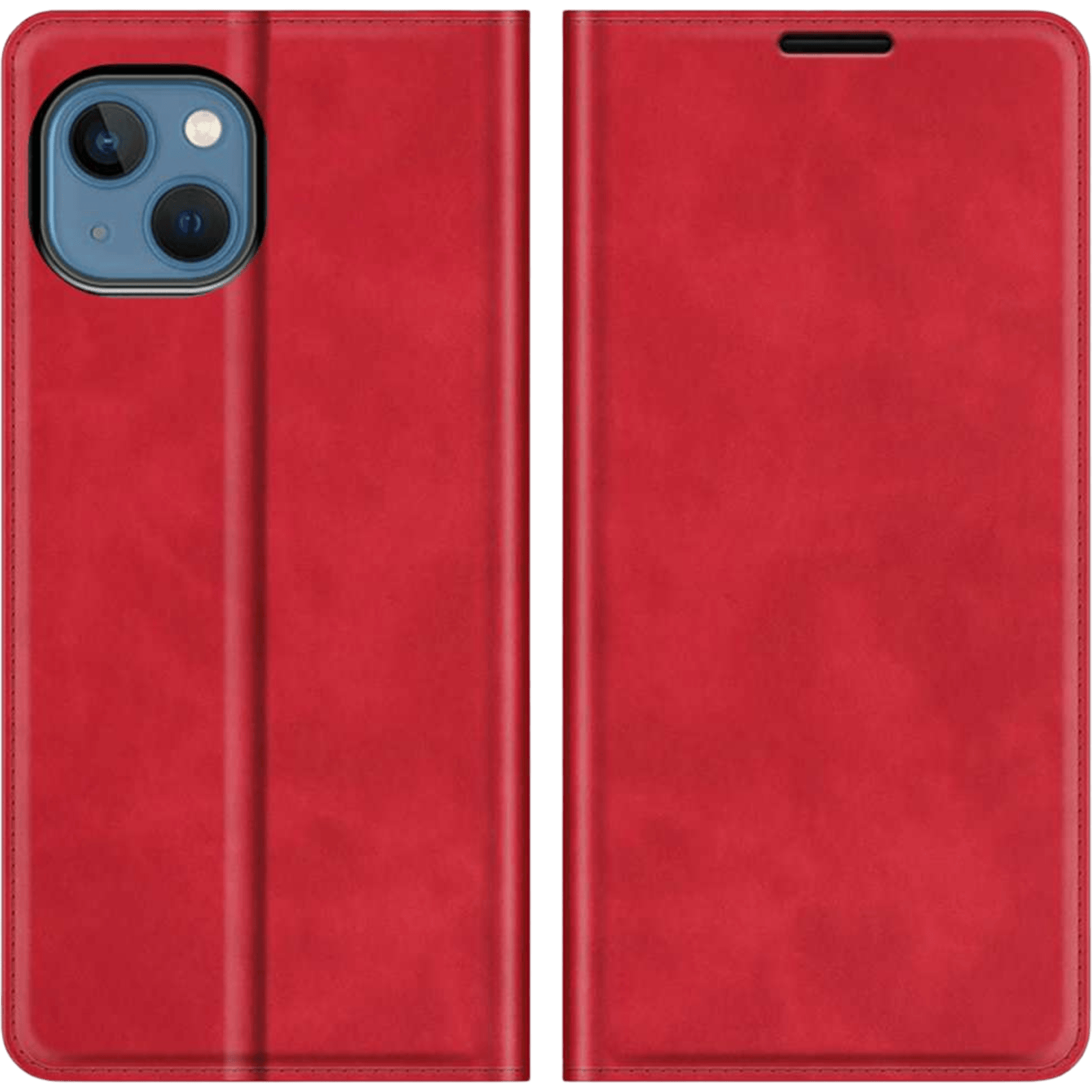 Just in Case iPhone 14 Plus Portemonnee Hoesje Rood