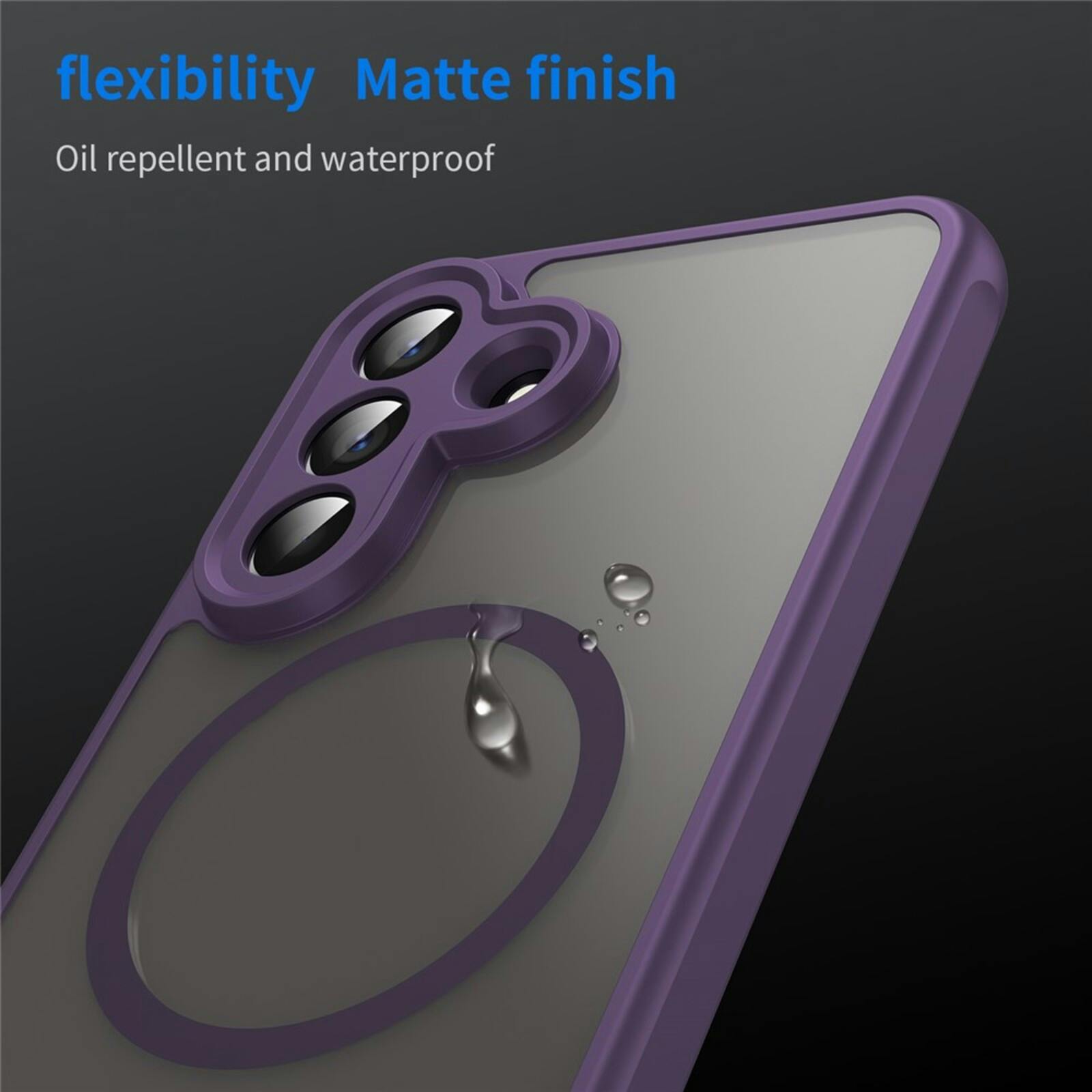 CaseBody Samsung Galaxy A57 Magnetic Case Paars