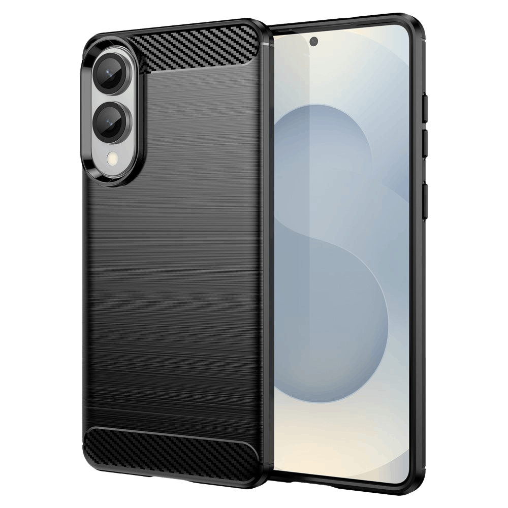 Mocaa Samsung Galaxy S25 Edge Schokbestendig Hoesje Zwart