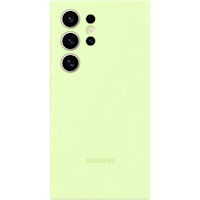 Samsung Galaxy S24 Ultra Siliconen Hoesje Groen - Achterkant