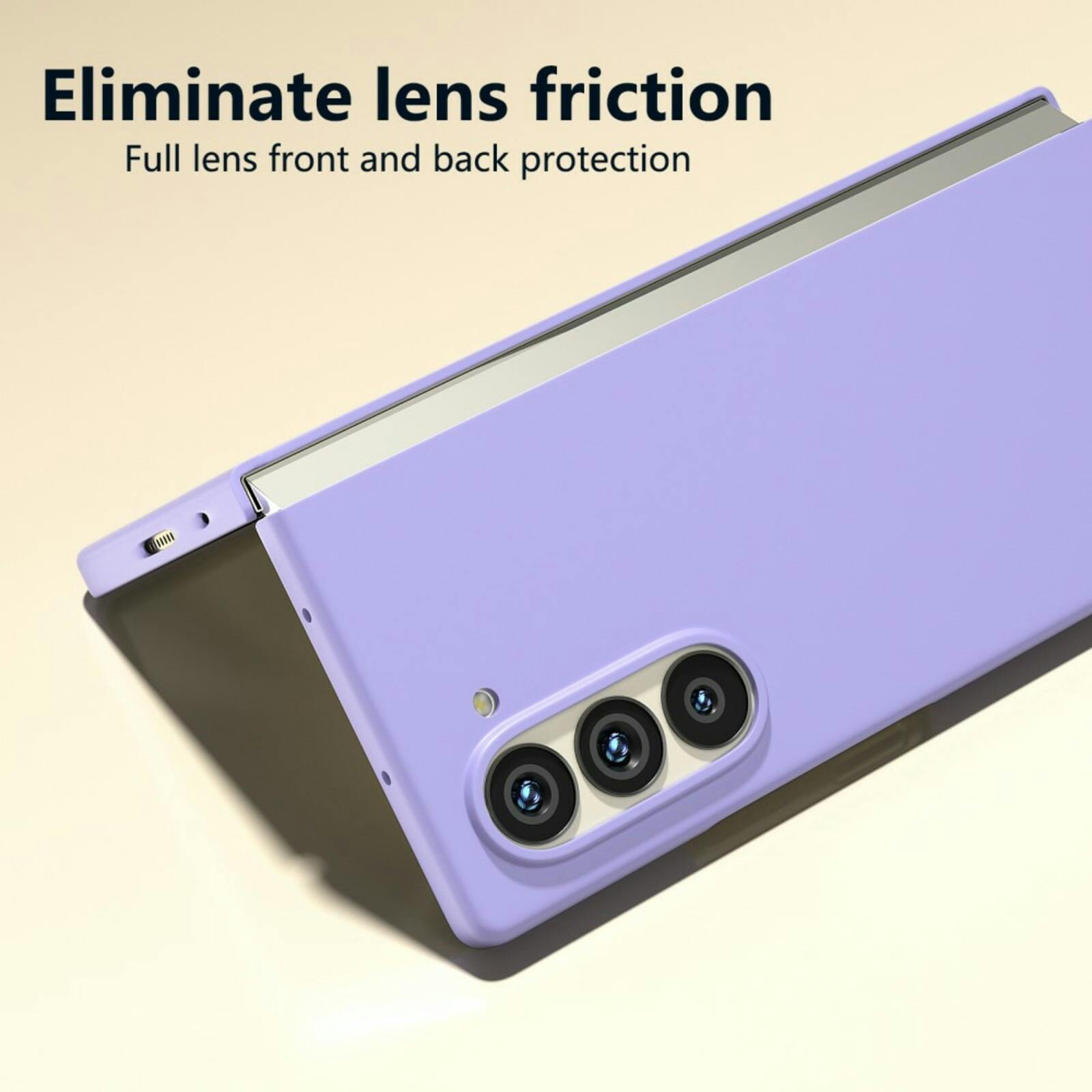 Comfycase Samsung Galaxy Z Fold6 Daily Beschermhoesje Paars