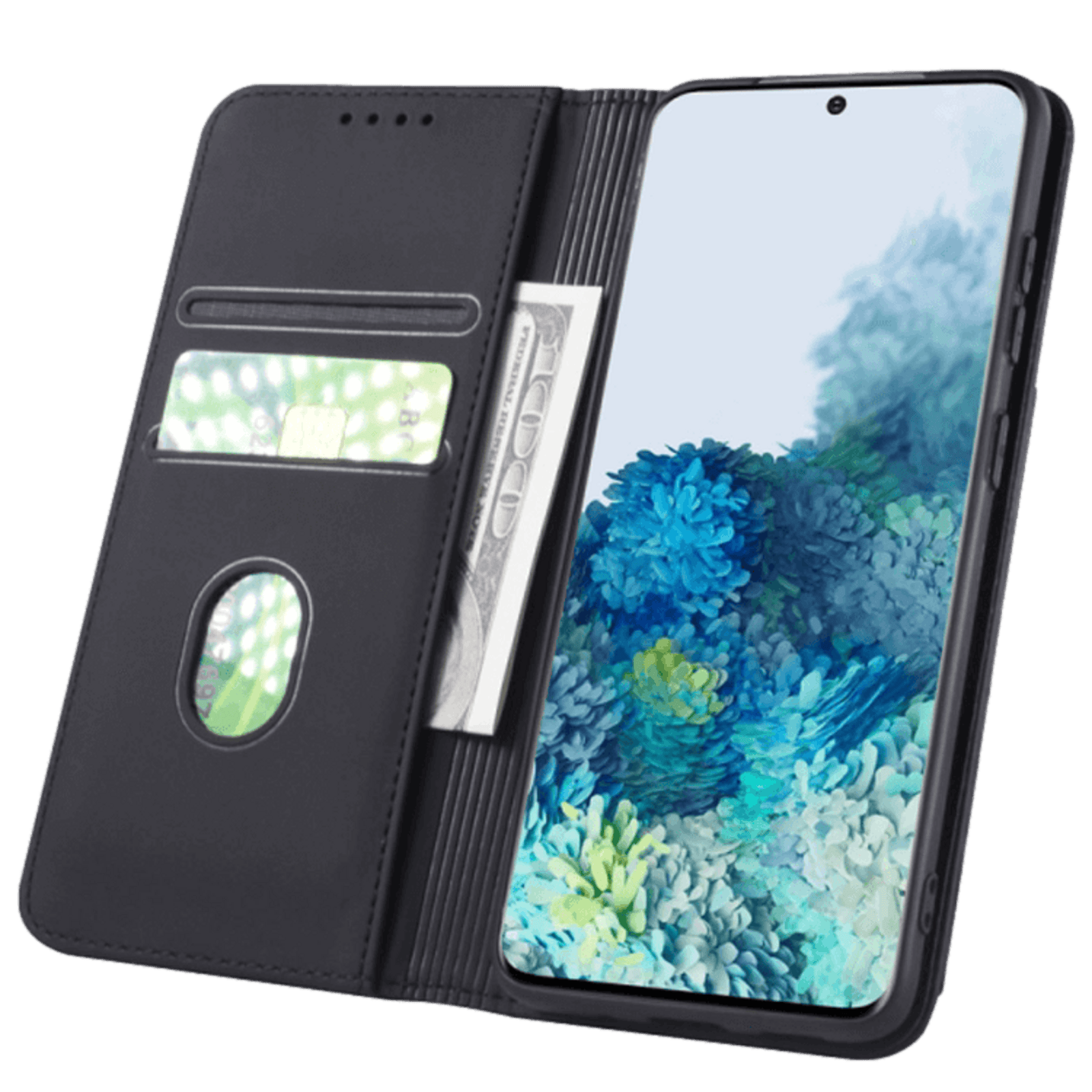 CaseBody Samsung Galaxy S20 Lux Bookcase Hoesje Blauw