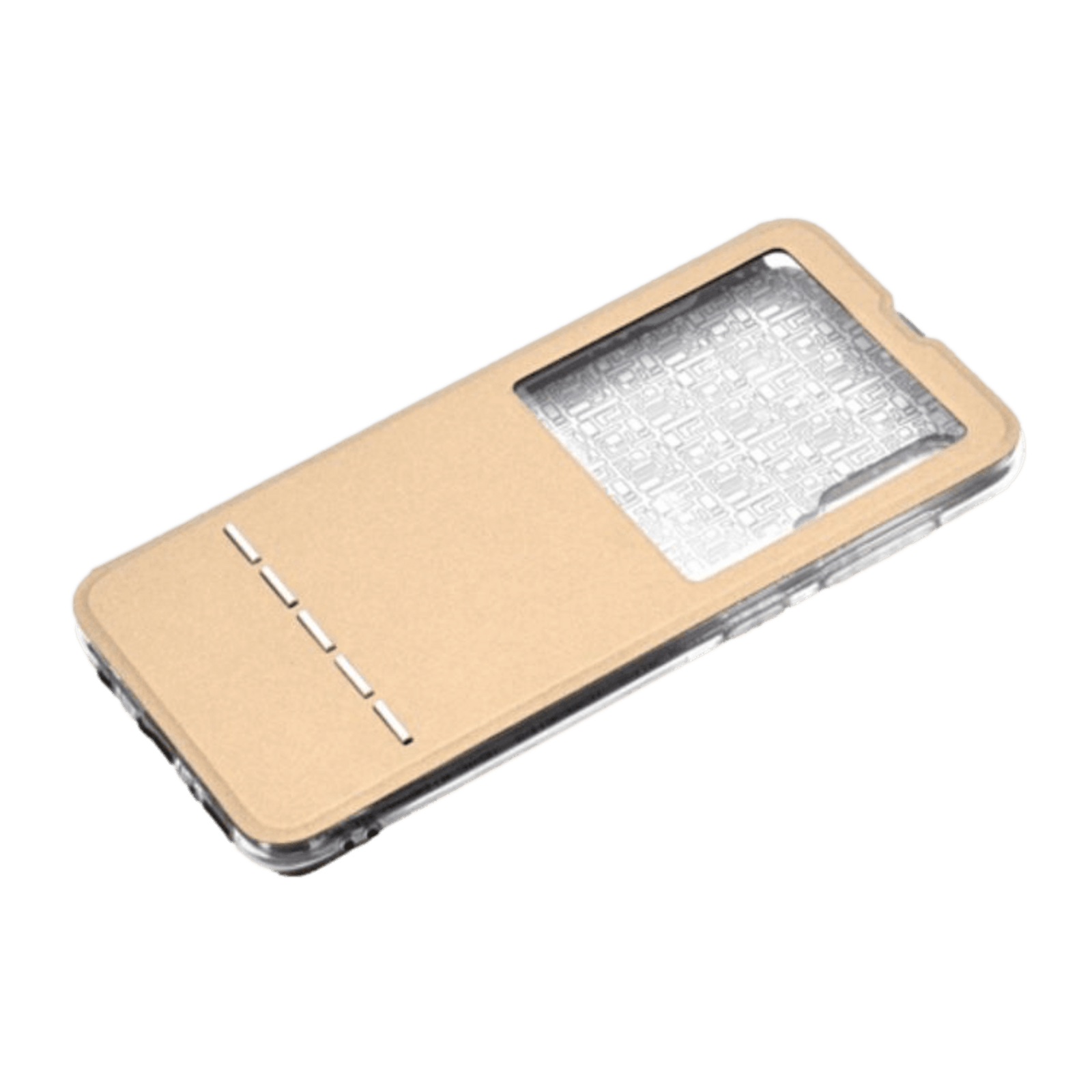 Comfycase Samsung Galaxy A50 View Hoesje Goud
