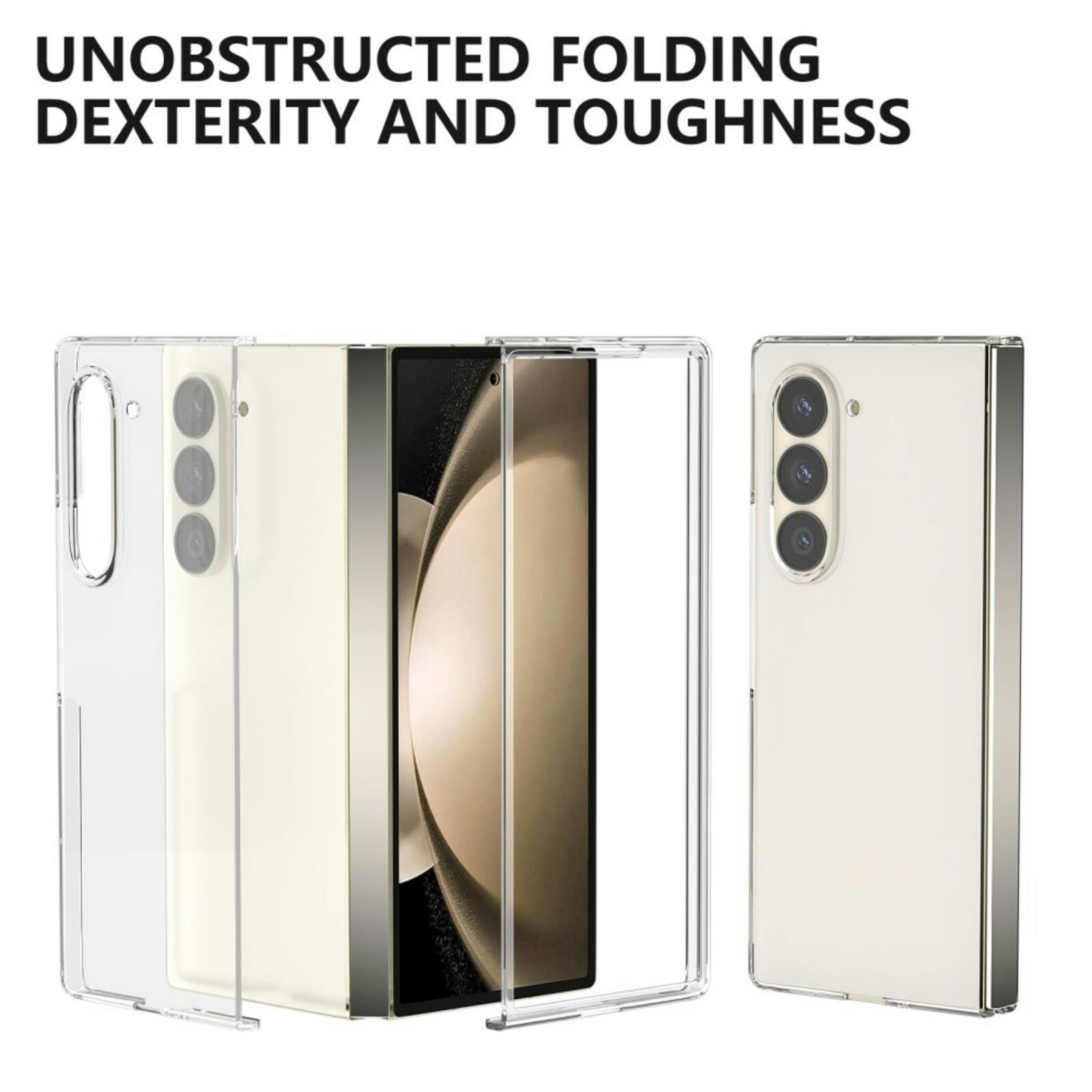 Comfycase Samsung Galaxy Z Fold6 Daily Beschermhoesje Transparant