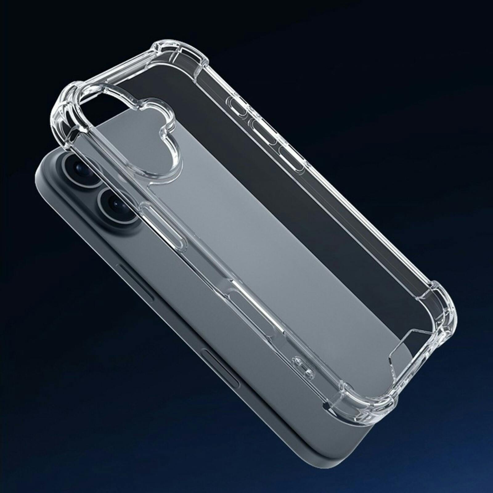 CaseBody Apple iPhone 16 Shockproof Hoesje Transparant