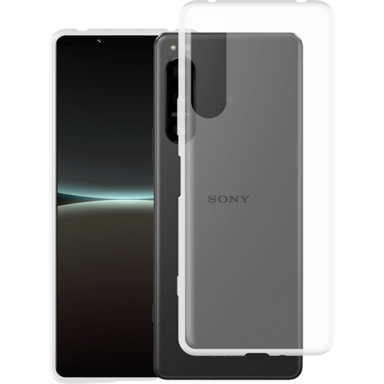 Just in Case Sony Xperia 5 IV TPU Hoesje Transparant - Voorkant & achterkant