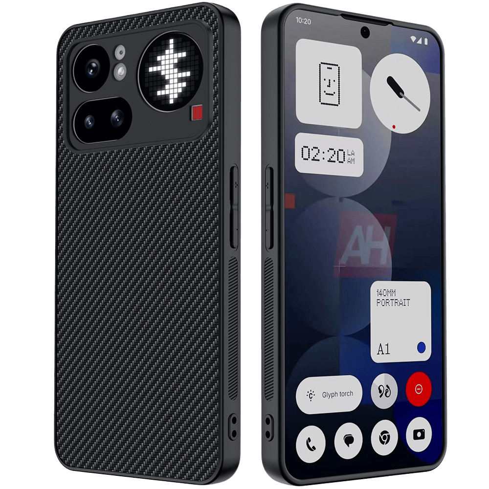 CaseBody Nothing Phone (4a) Pro Carbon Fiber Hoesje Zwart