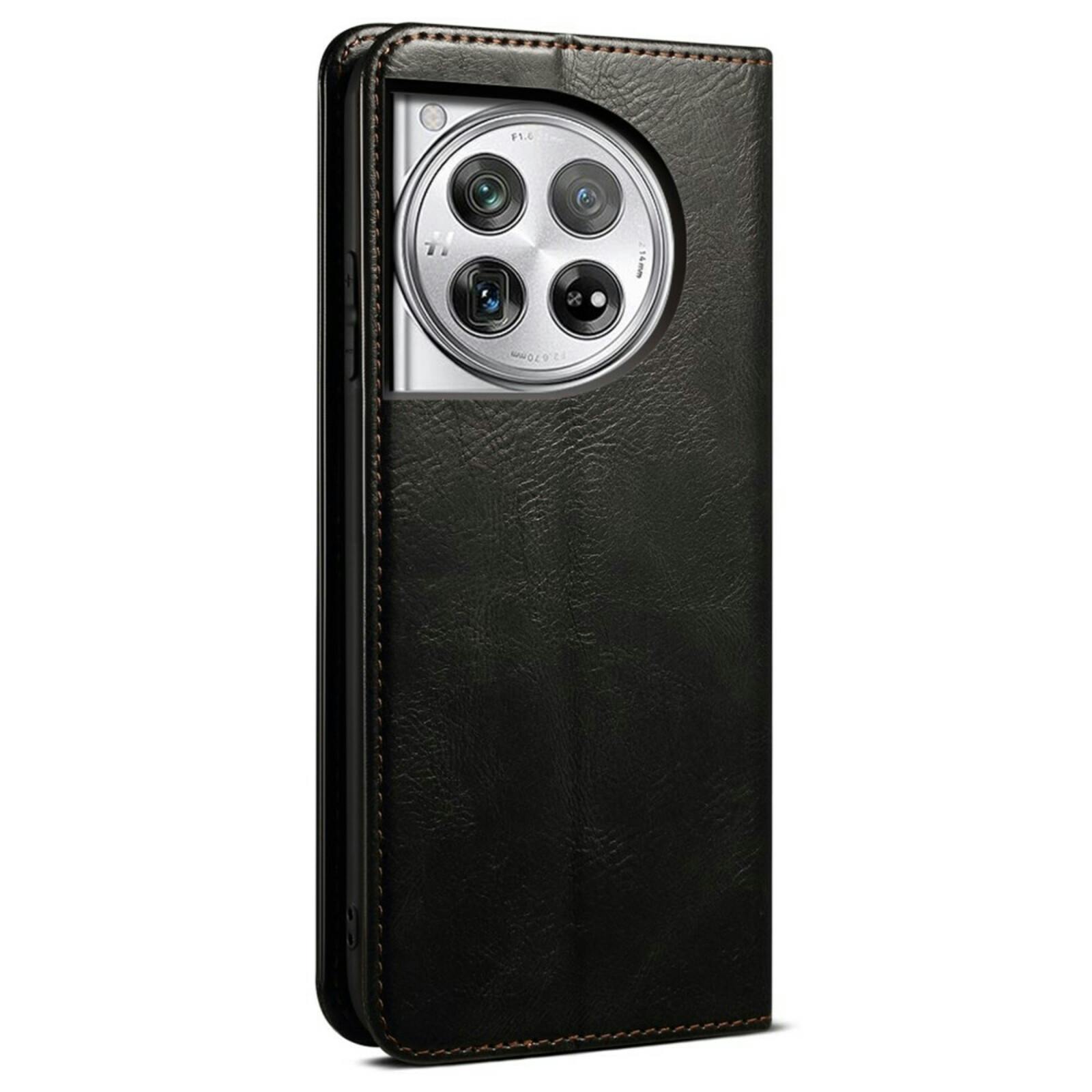 CaseBody OnePlus 12R Retro Bookcase Zwart