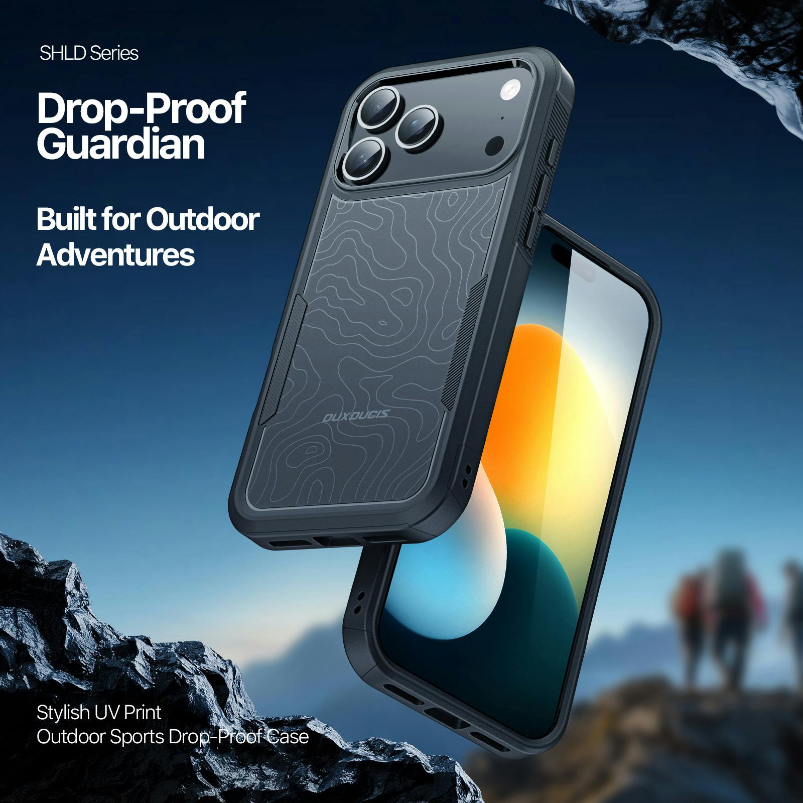 DUX DUCIS Apple iPhone 17 Pro SHLD Series Extreme Protector Case Zwart