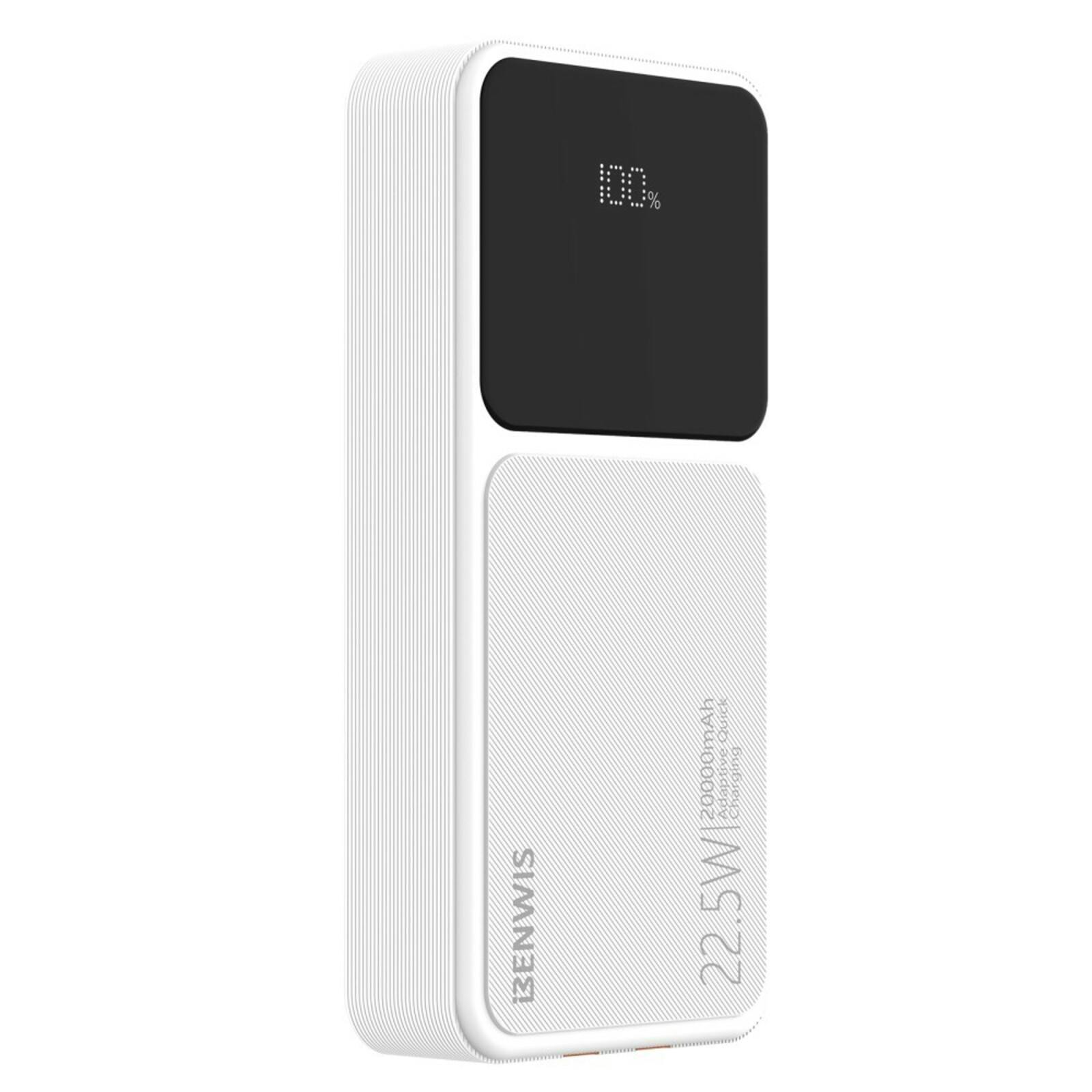 Benwis 20.000mAh Premium Powerbank Wit 20.000 mAh