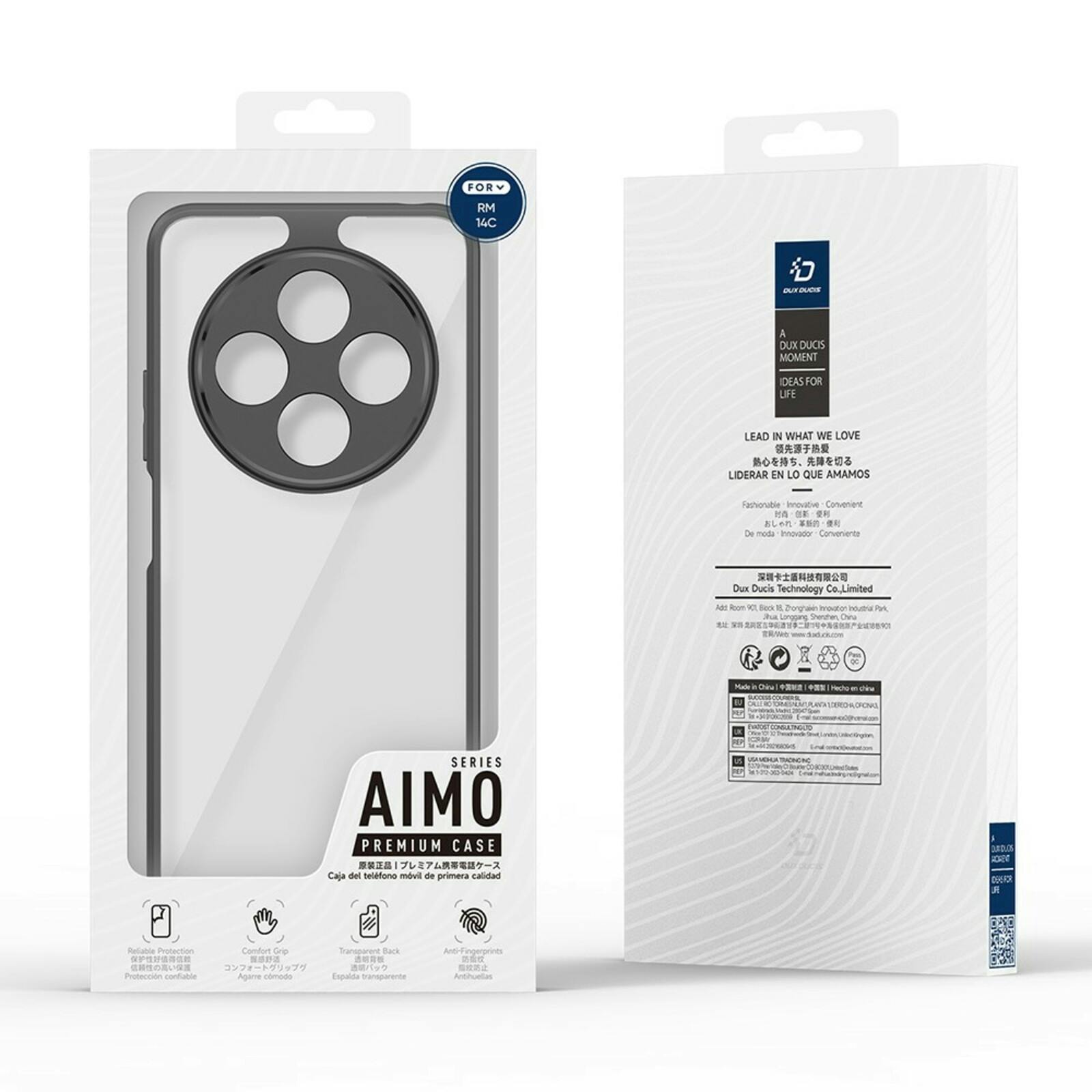 DUX DUCIS Xiaomi Redmi 14C Aimo Series Eco Hoesje Zwart
