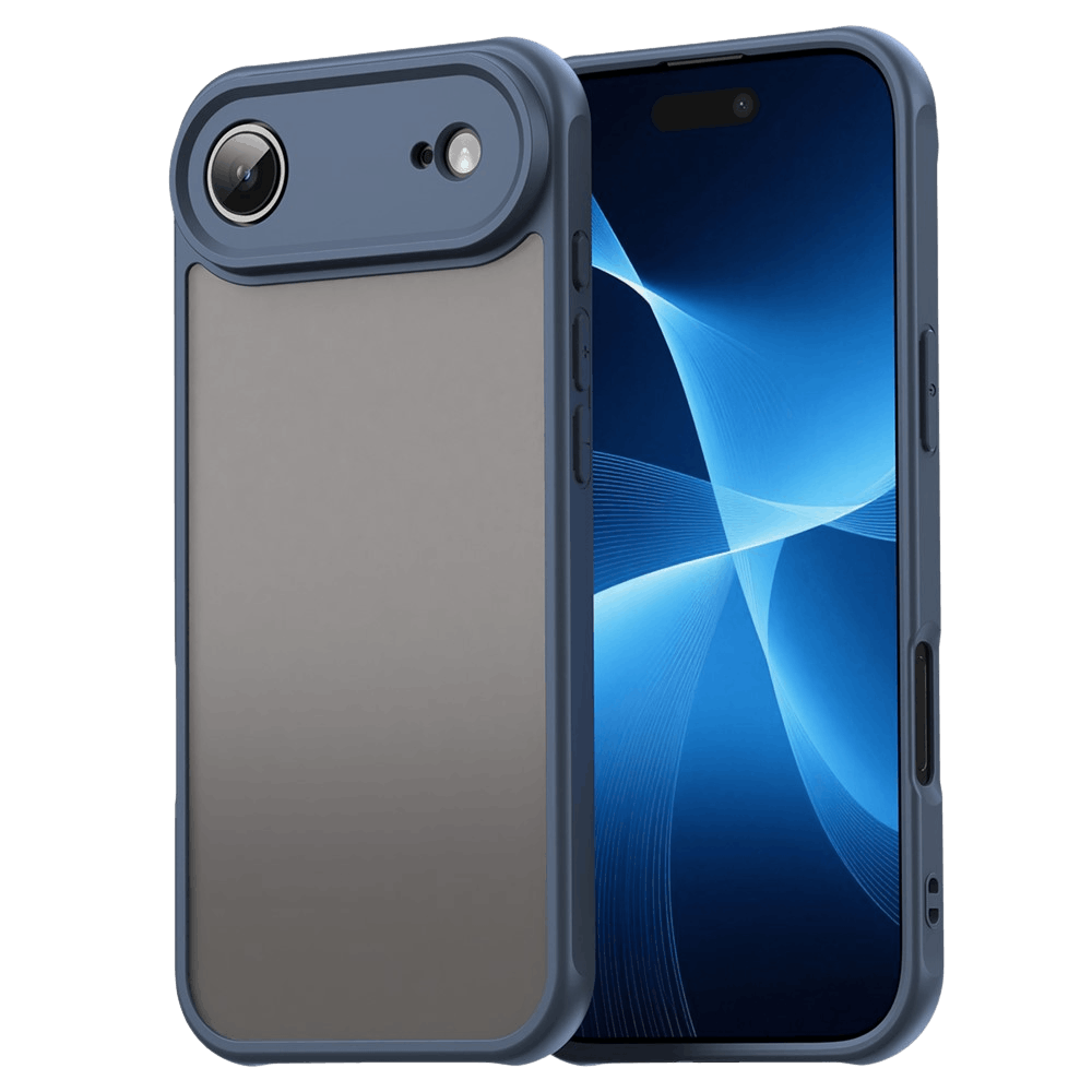 Mocaa Apple iPhone 17 Air Slim Anti-Shock Hoesje Blauw