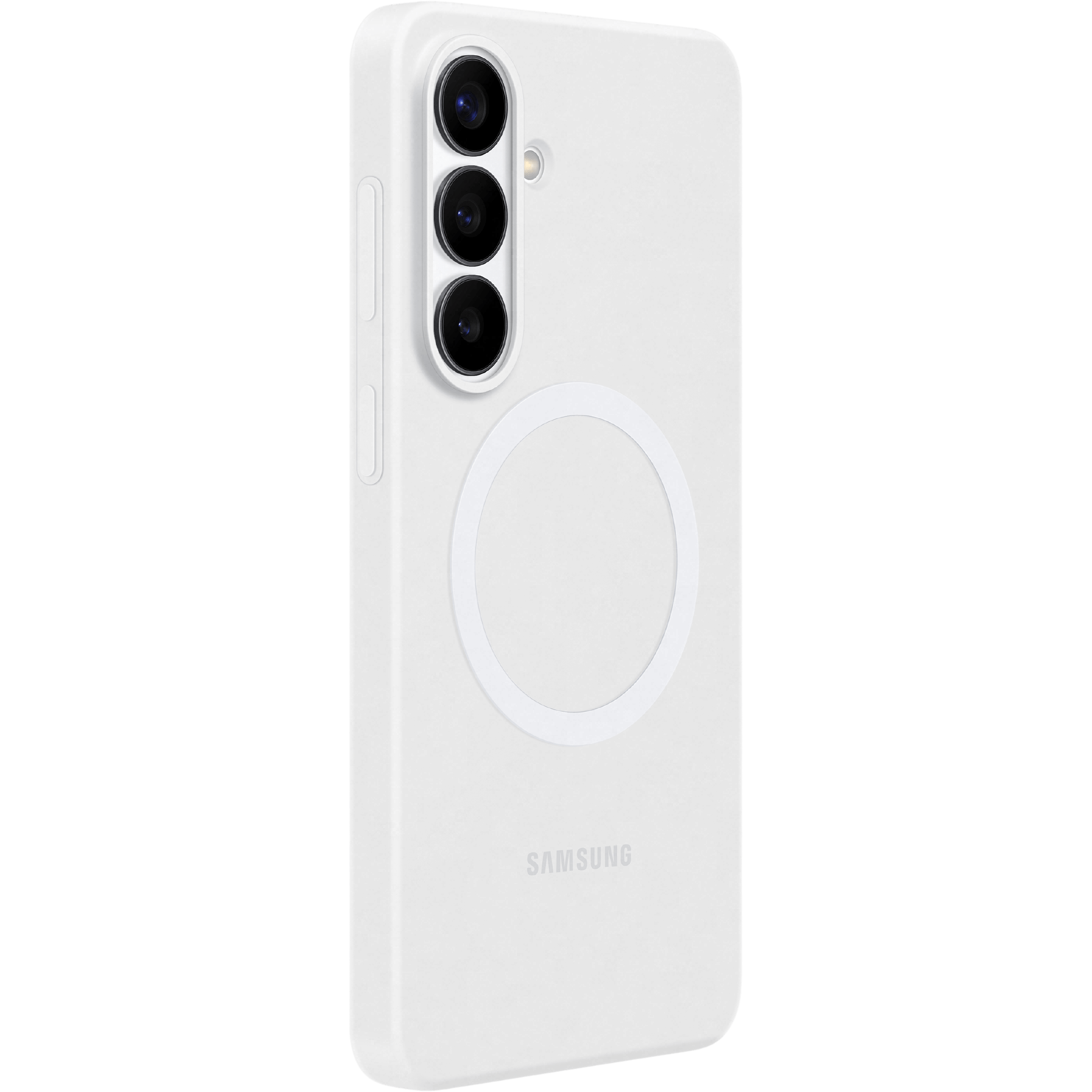 Samsung Galaxy S26 Plus Siliconen Magnet Case Wit