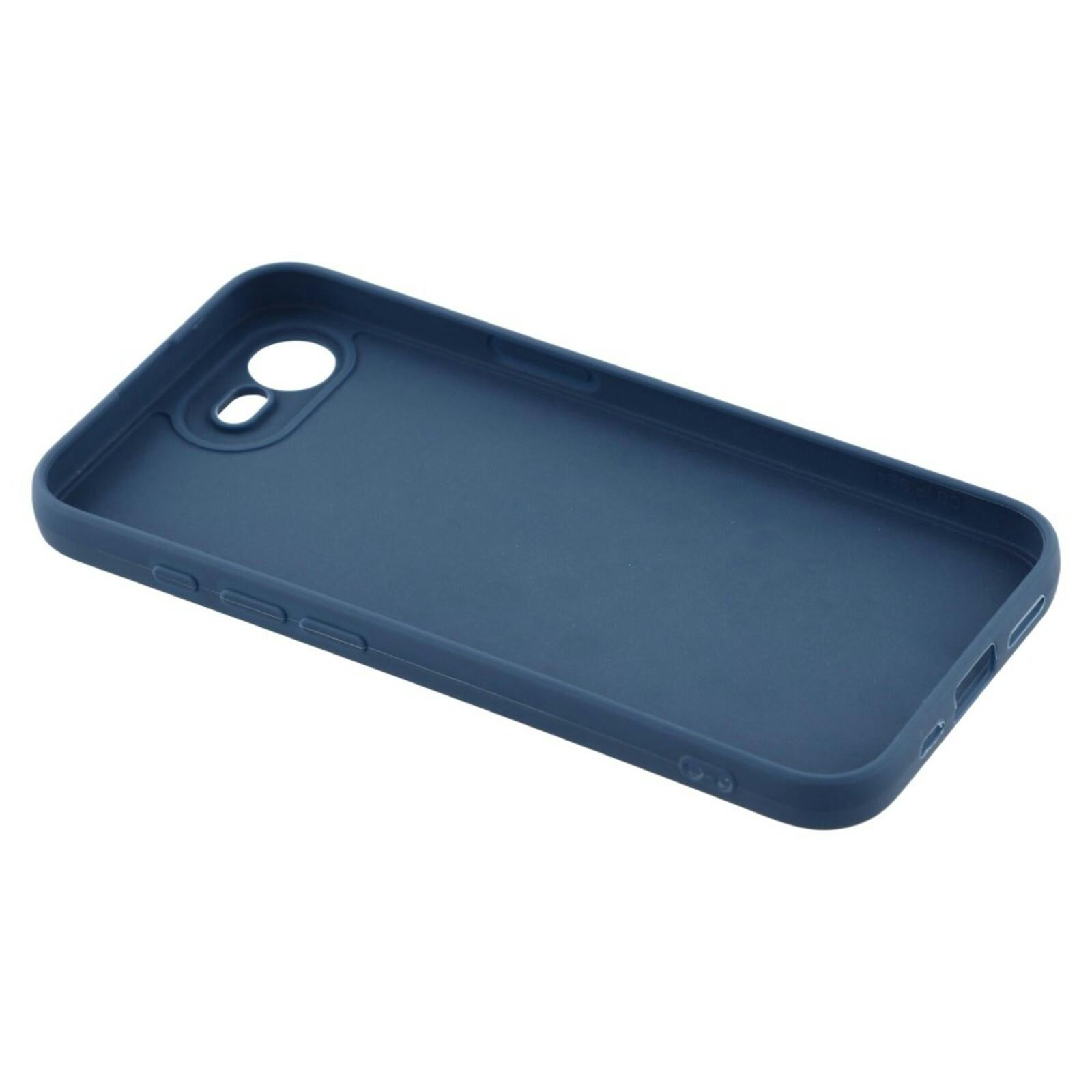 Mocaa Apple iPhone 16e Hoesje Blauw