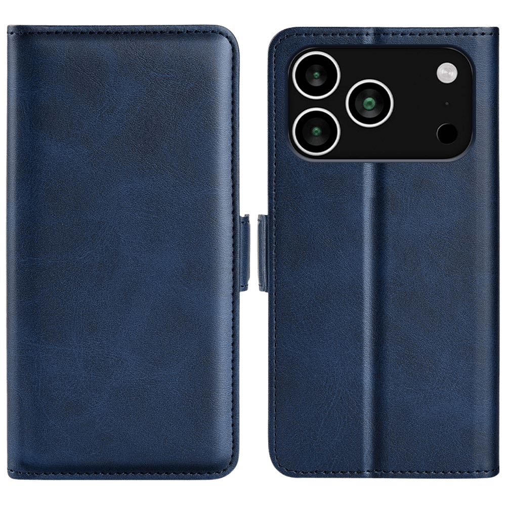 Comfycase Apple iPhone 17 Pro Bookcase Hoesje Blauw