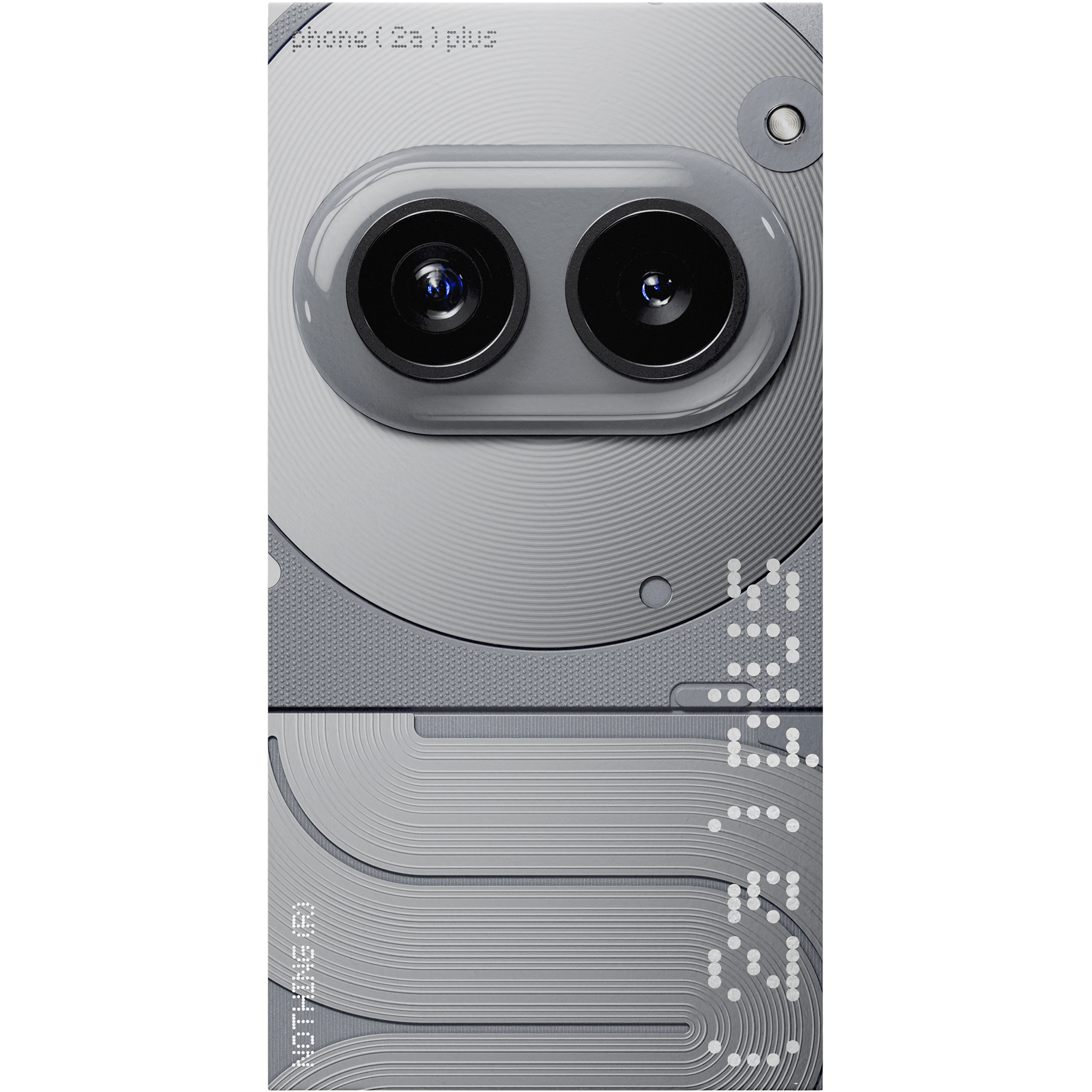 Nothing Phone (2a) Plus Grey - Achterkant