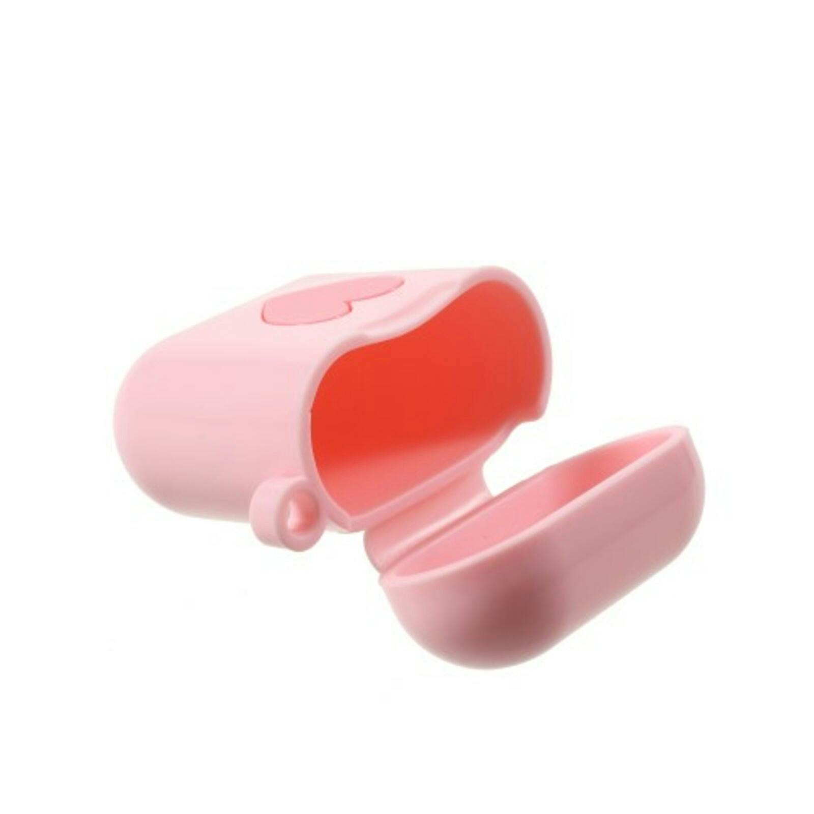CaseBody Heart Siliconen Beschermhoesje AirPods 1/2 met Haak Roze