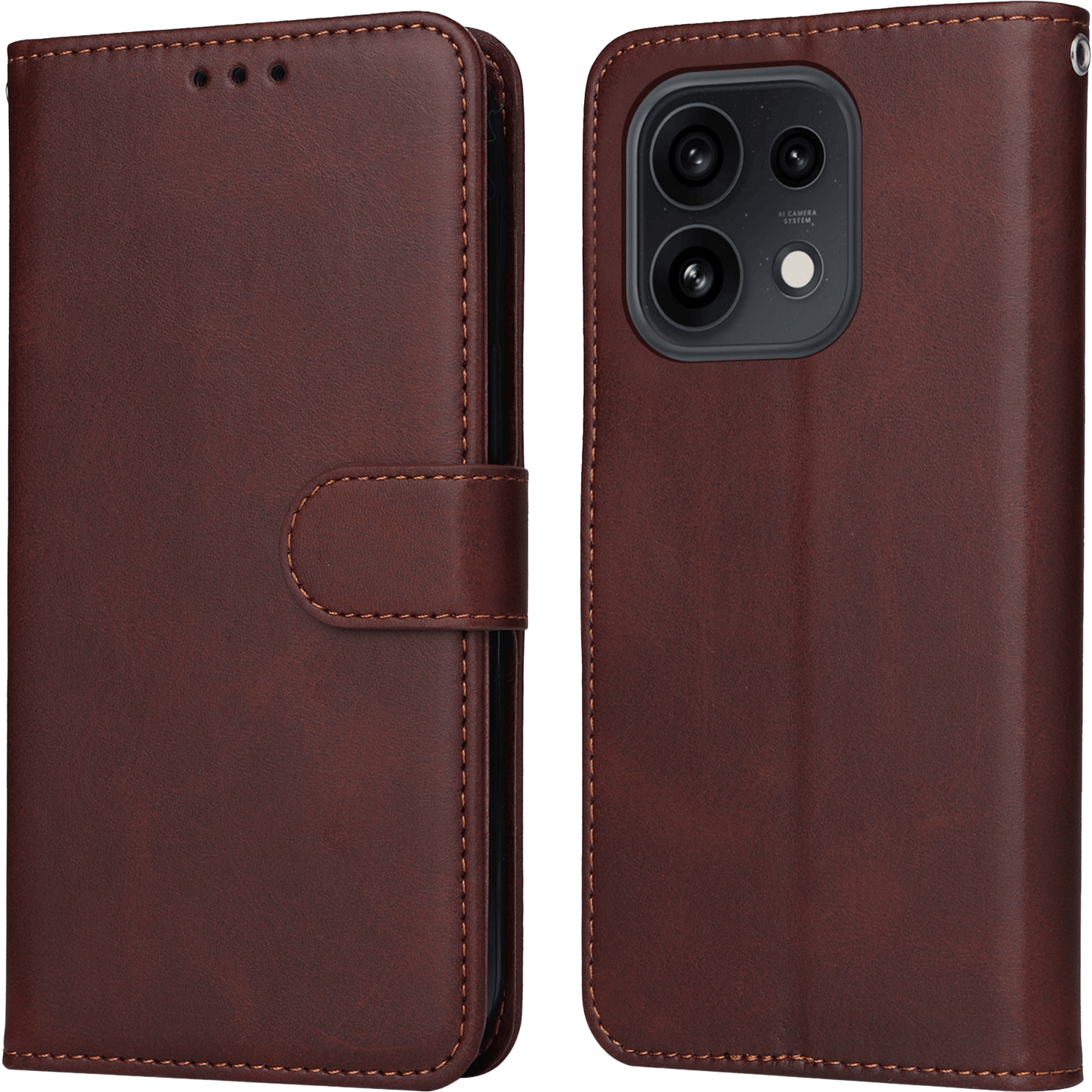 Comfycase OPPO Reno16 (Pro) 5G Bookcase Bruin