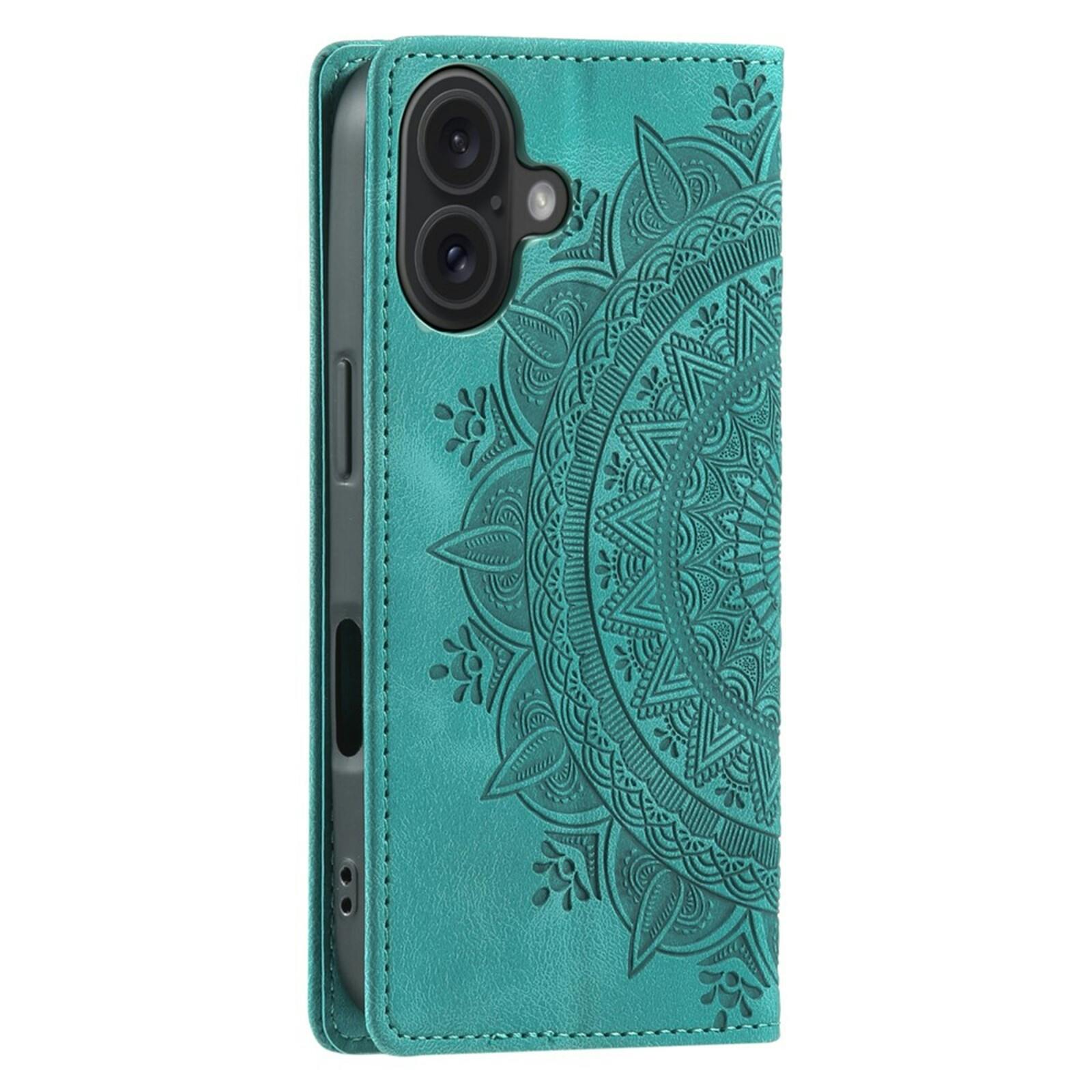 Comfycase Apple iPhone 17 Soft Mandala Bookcase Groen