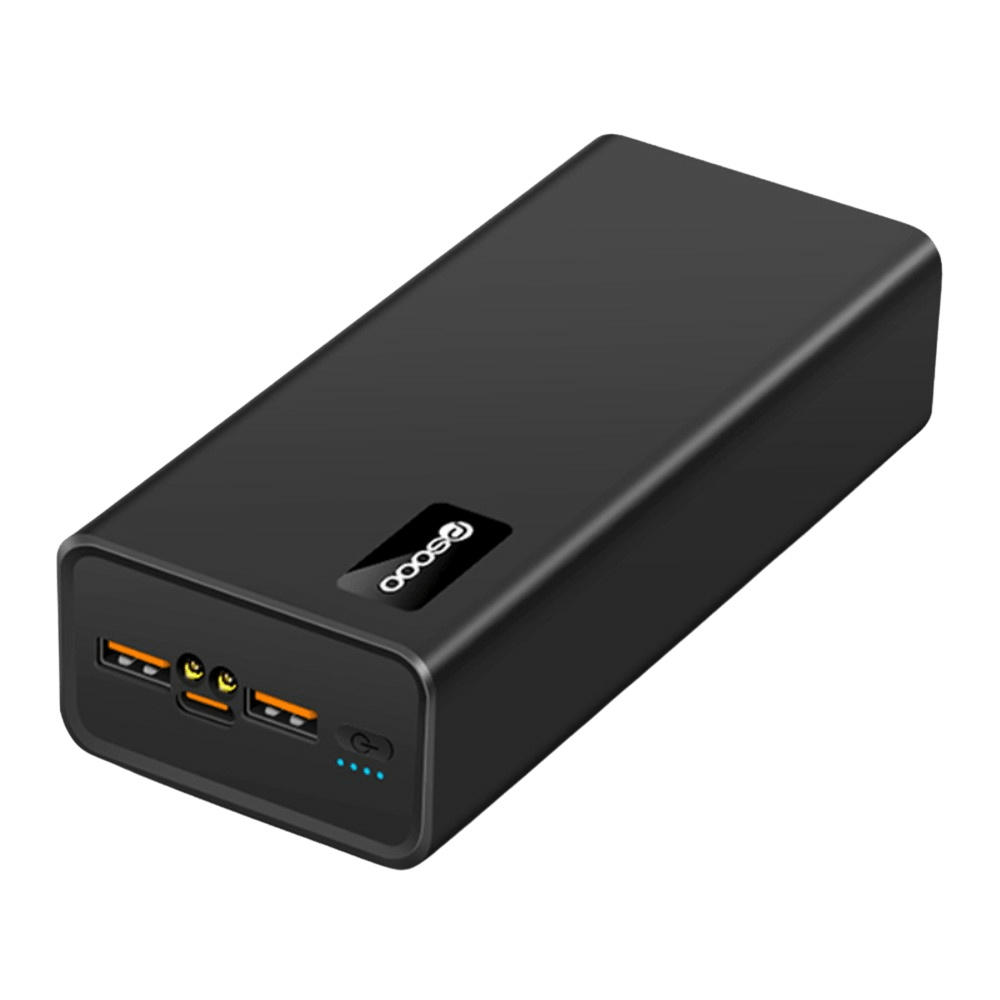 PSOOO 30.000mAh 65W Laptop Charging Station Zwart 30.000 mAh