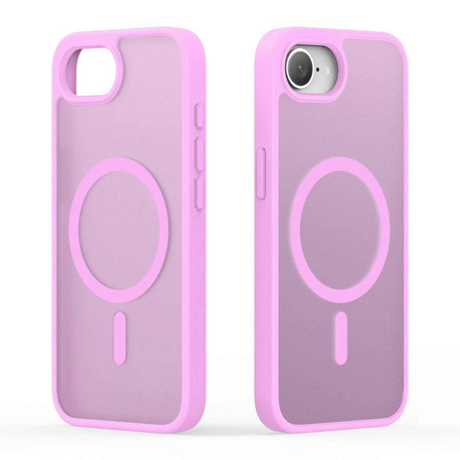 DUX DUCIS Apple iPhone 16e Mat MagSafe Hoesje Roze