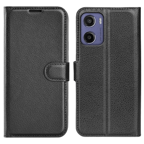 Mocaa Motorola Moto E15 4G Slim-Fit Bookcase Zwart