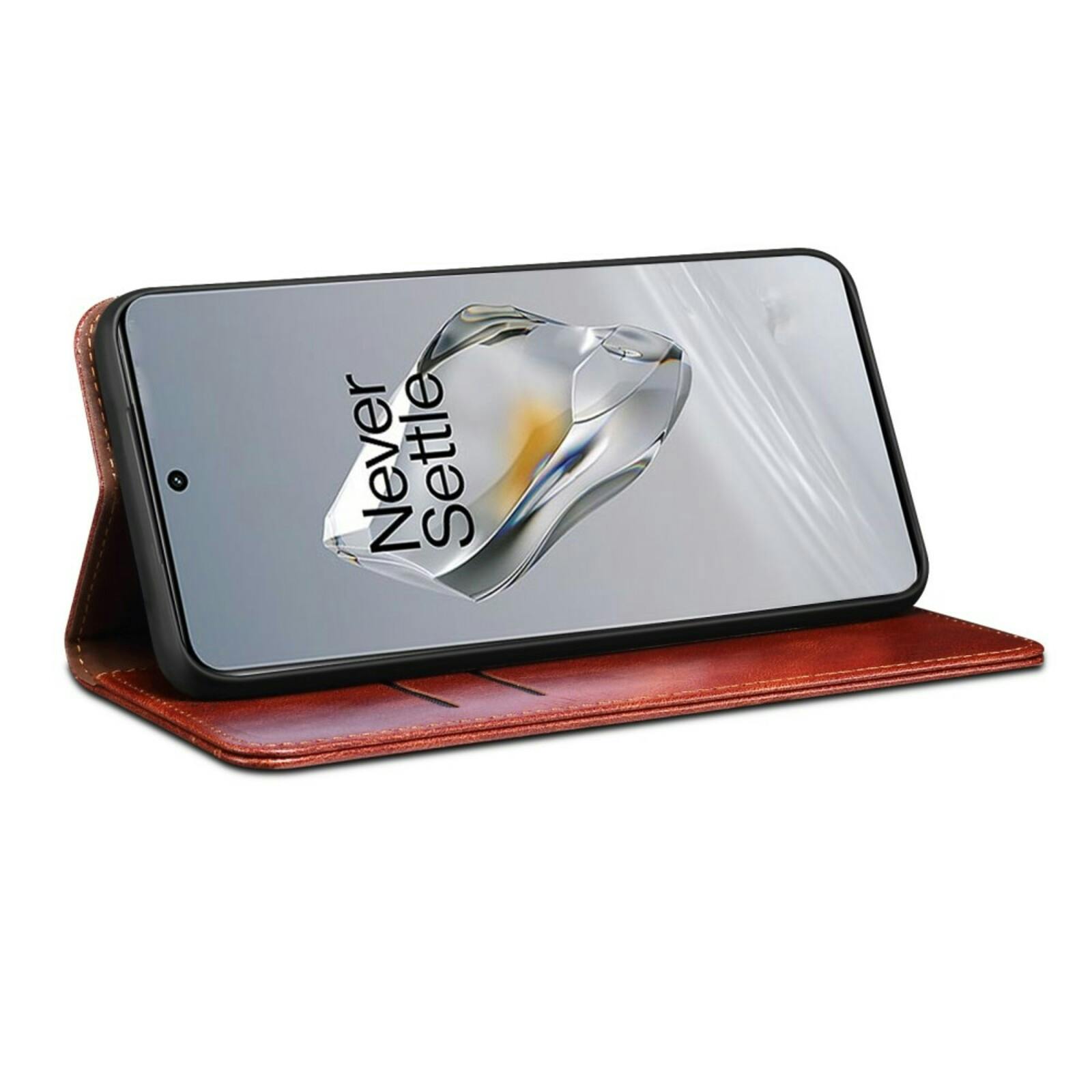 CaseBody OnePlus 12 Retro Bookcase Bruin