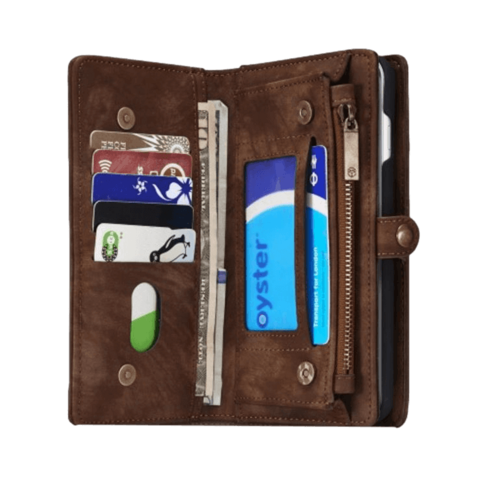 Caseme iPhone 7 Plus / 8 Plus Vintage Bookcase Hoesje Bruin