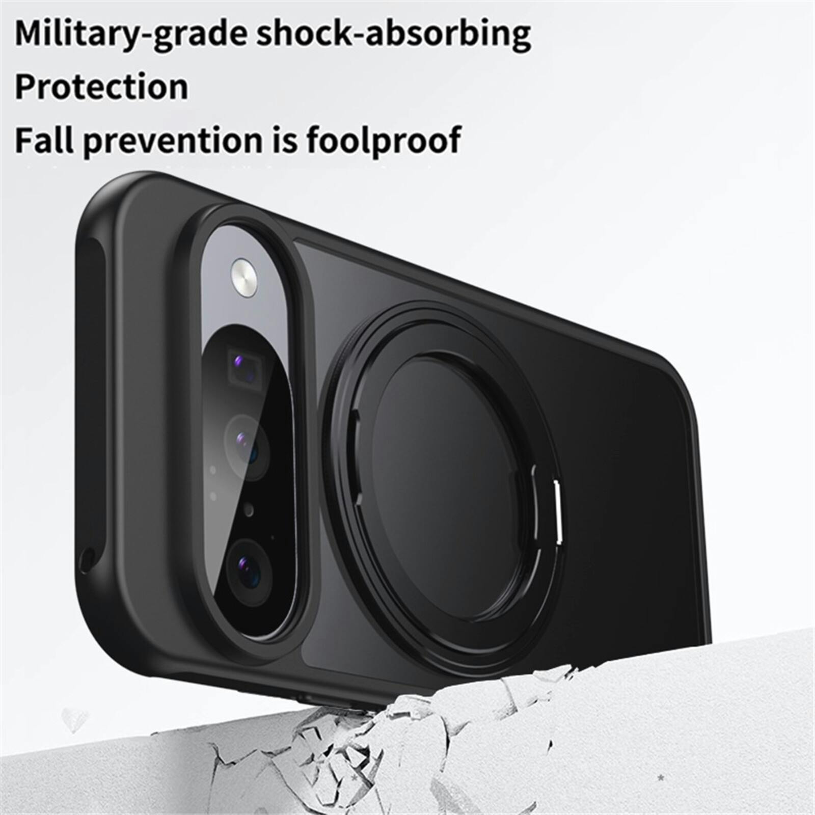 CaseBody Google Pixel 10 (Pro) MagSafe Kickstand Hoesje Zwart