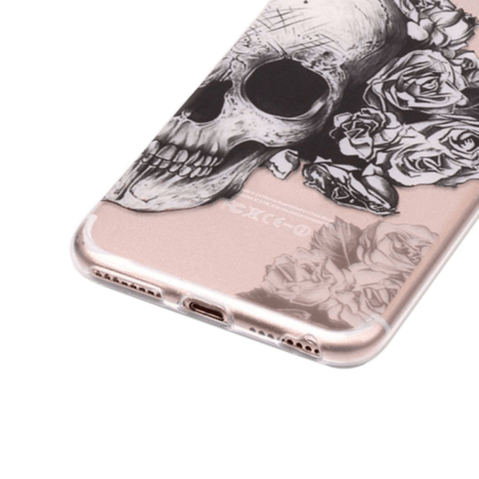 Mocaa iPhone 7 Plus / 8 Plus Hoesje Skull Meerkleurig