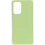 Mobiparts Galaxy A52(s) Silicone Cover Pistache Green - Voorkant
