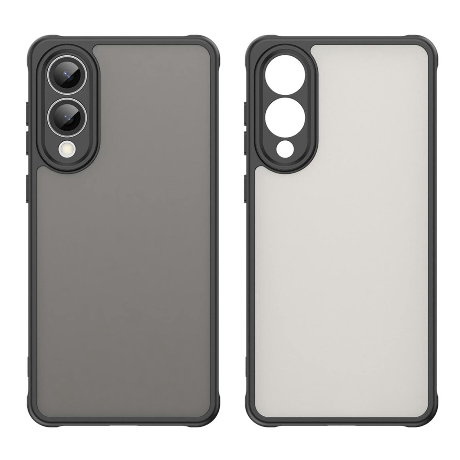 Mocaa Samsung Galaxy S25 Edge Slim Anti-Shock Hoesje Zwart