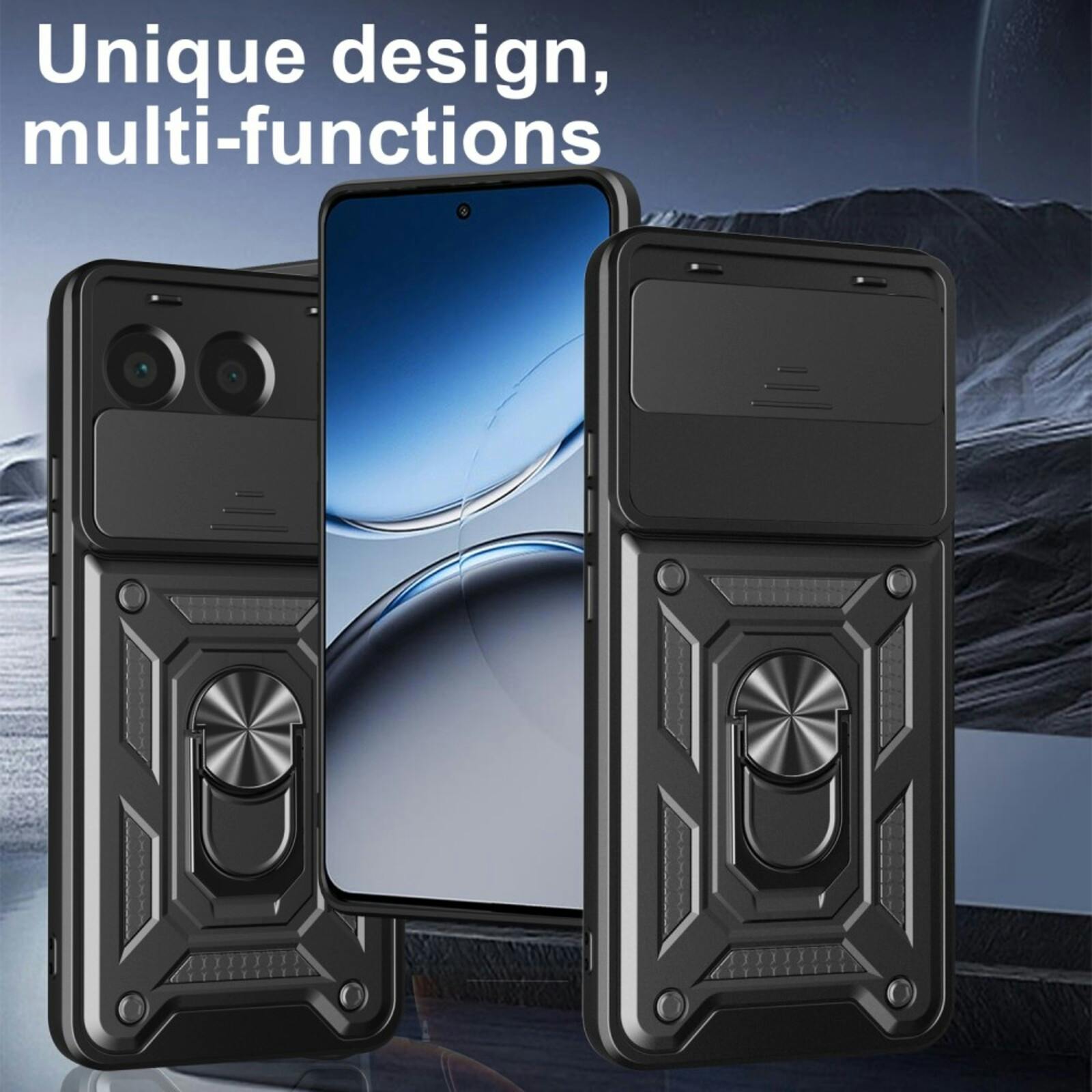 CaseBody OnePlus Nord 4 Shield Case met Camera-schuif Zwart