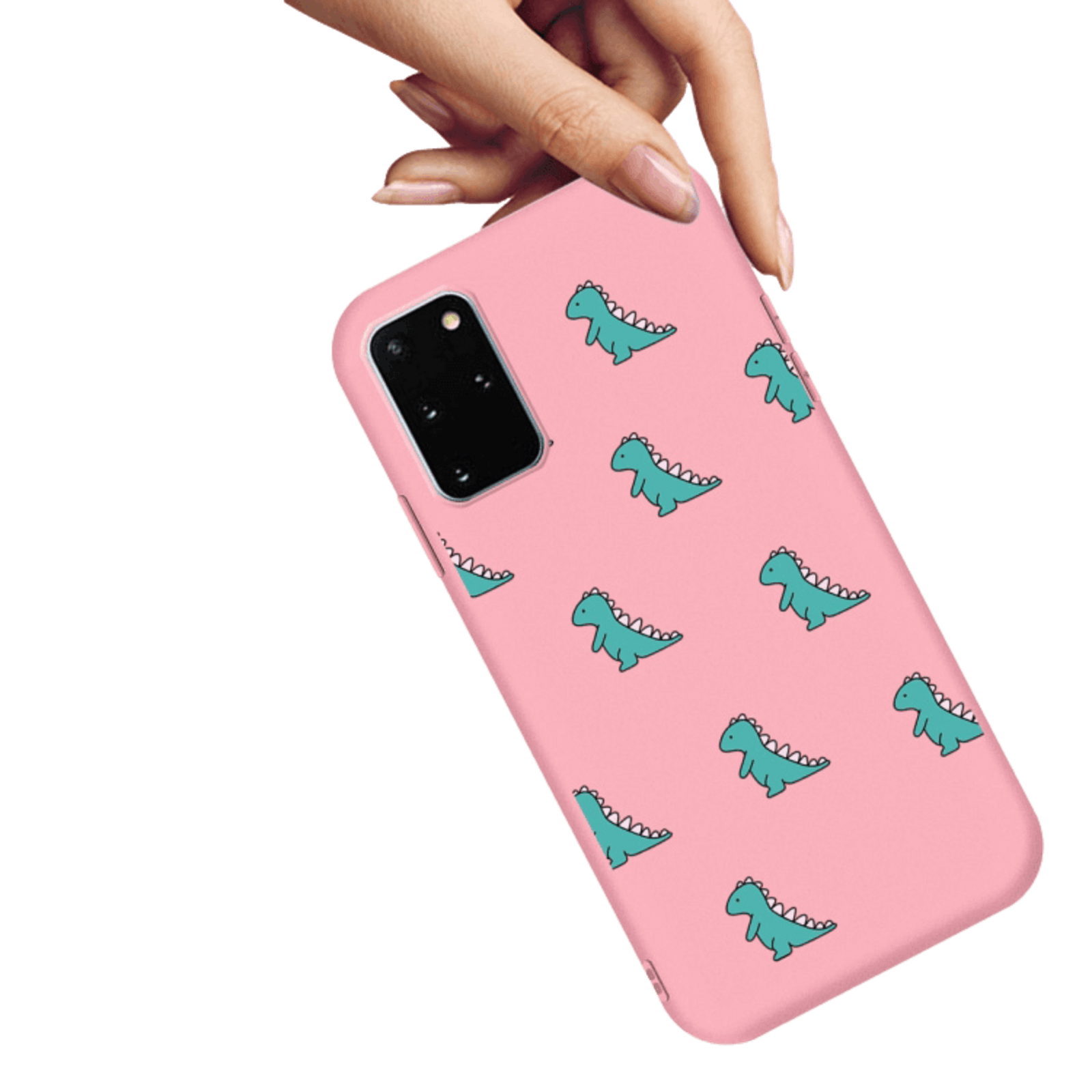 Mocaa Samsung Galaxy S20 Plus Dino Case Roze