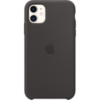 Apple iPhone 11 Siliconen Hoesje Zwart