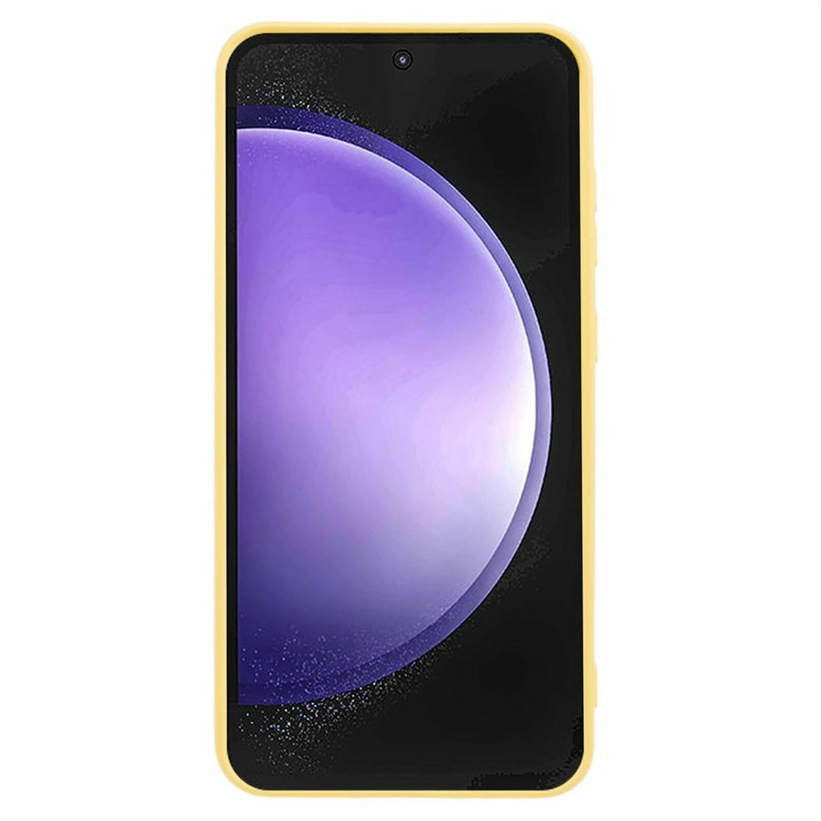 Mocaa Samsung Galaxy A37 Siliconen Hoesje Geel