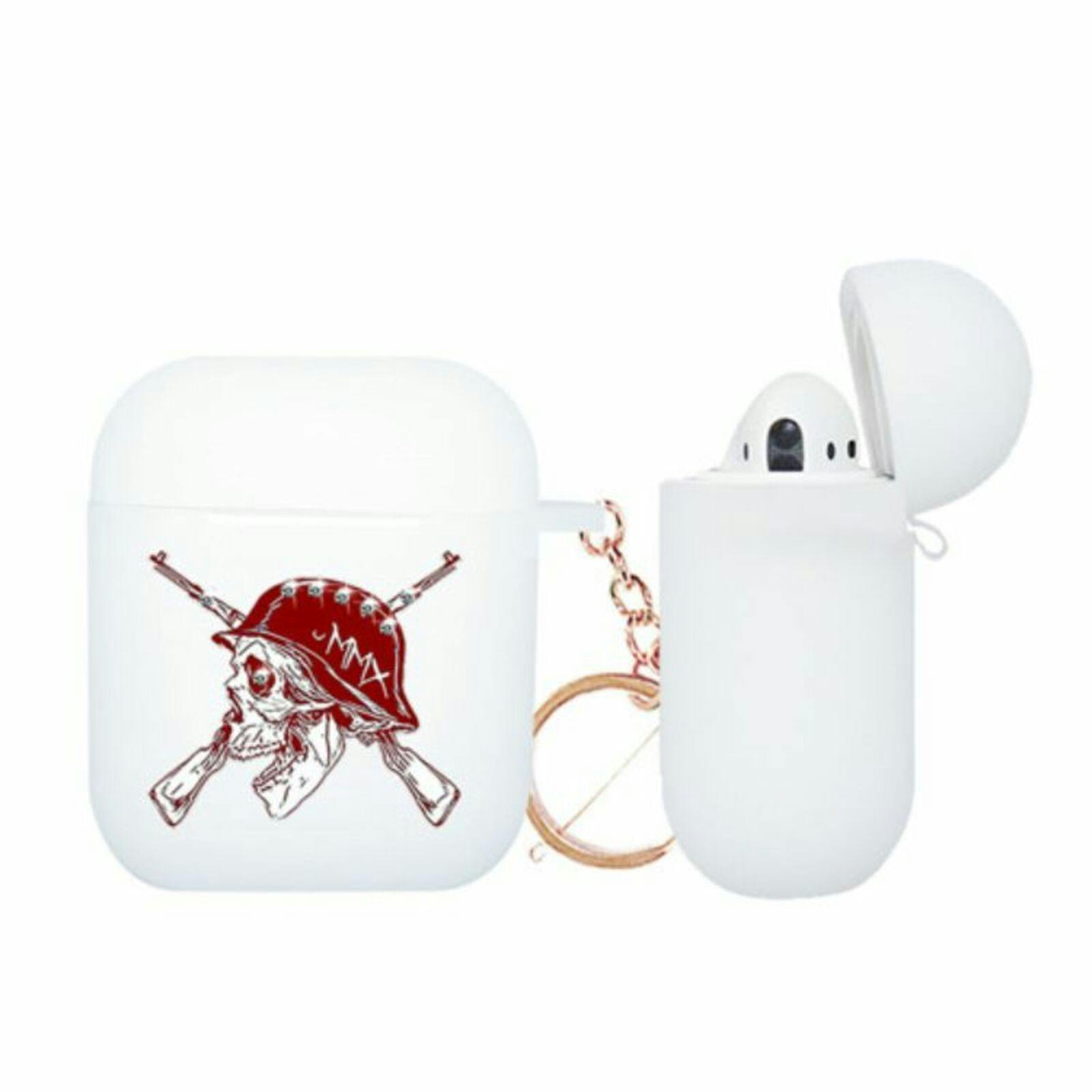 NXE Strass Series AirPods 1/2 Hoesje Skull III Transparant