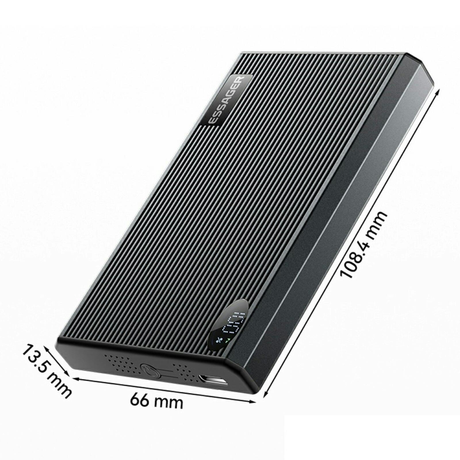 Essager MagSafe Powerbank 10.000mAh Zwart