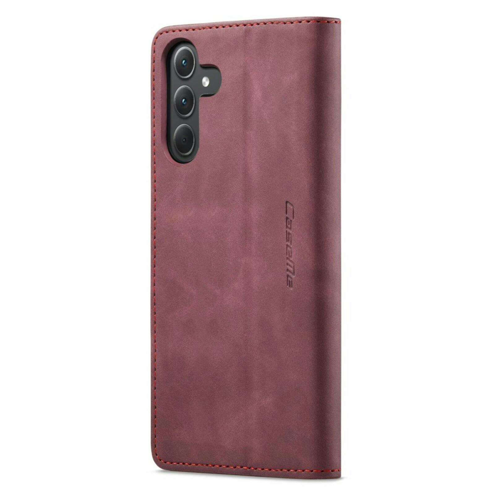 Caseme Samsung A35 Business Wallet Hoesje Rood