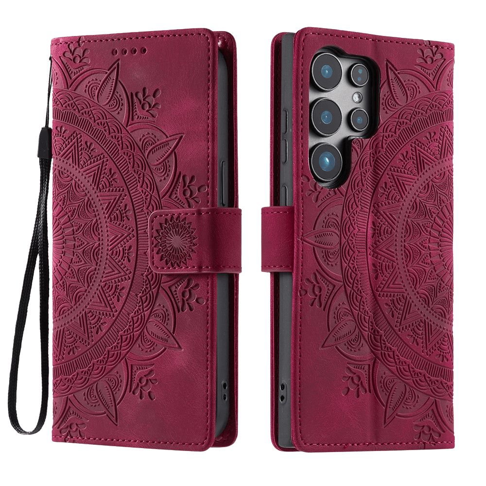 Comfycase Samsung Galaxy S26 Ultra Mandala Bookcase Roze