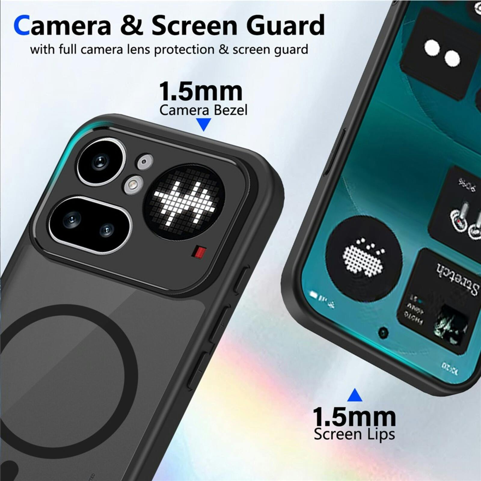 CaseBody Nothing Phone (4a) Pro Magnetisch Hoesje Zwart