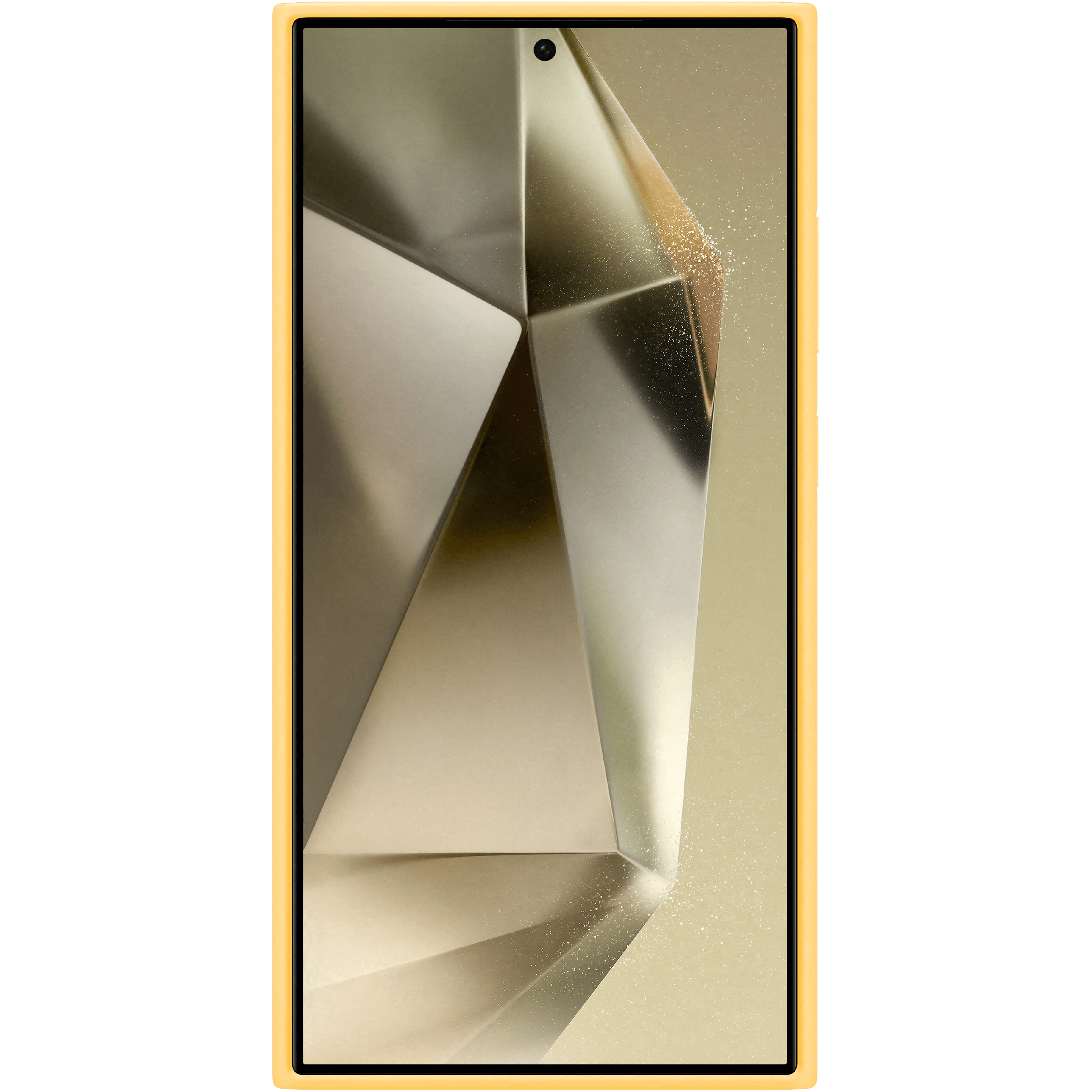 Samsung Galaxy S24 Ultra Siliconen Hoesje Geel