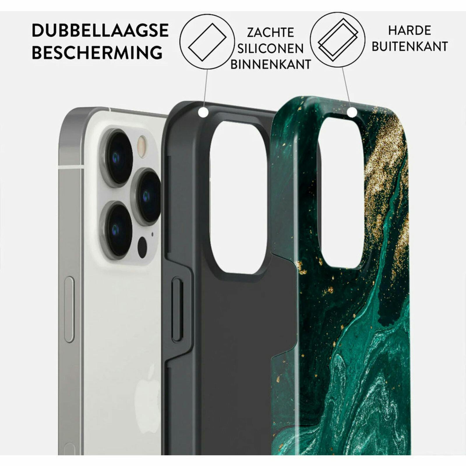 Burga iPhone 15 Pro Hoesje Emerald Pool
