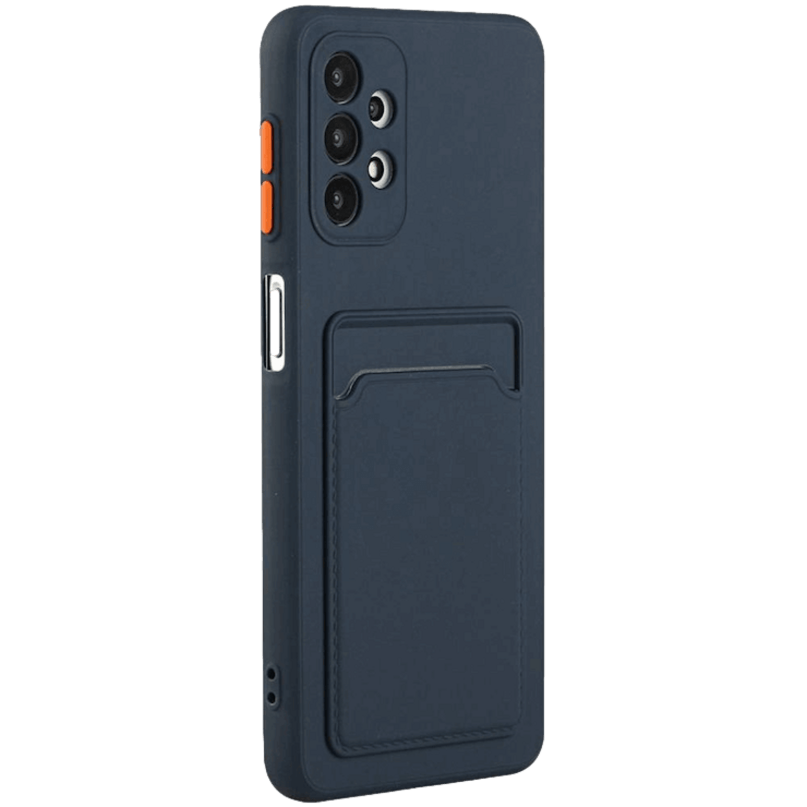 CaseBody Samsung Galaxy A13 4G Telefoonhoesje met Kaarthouder Navy
