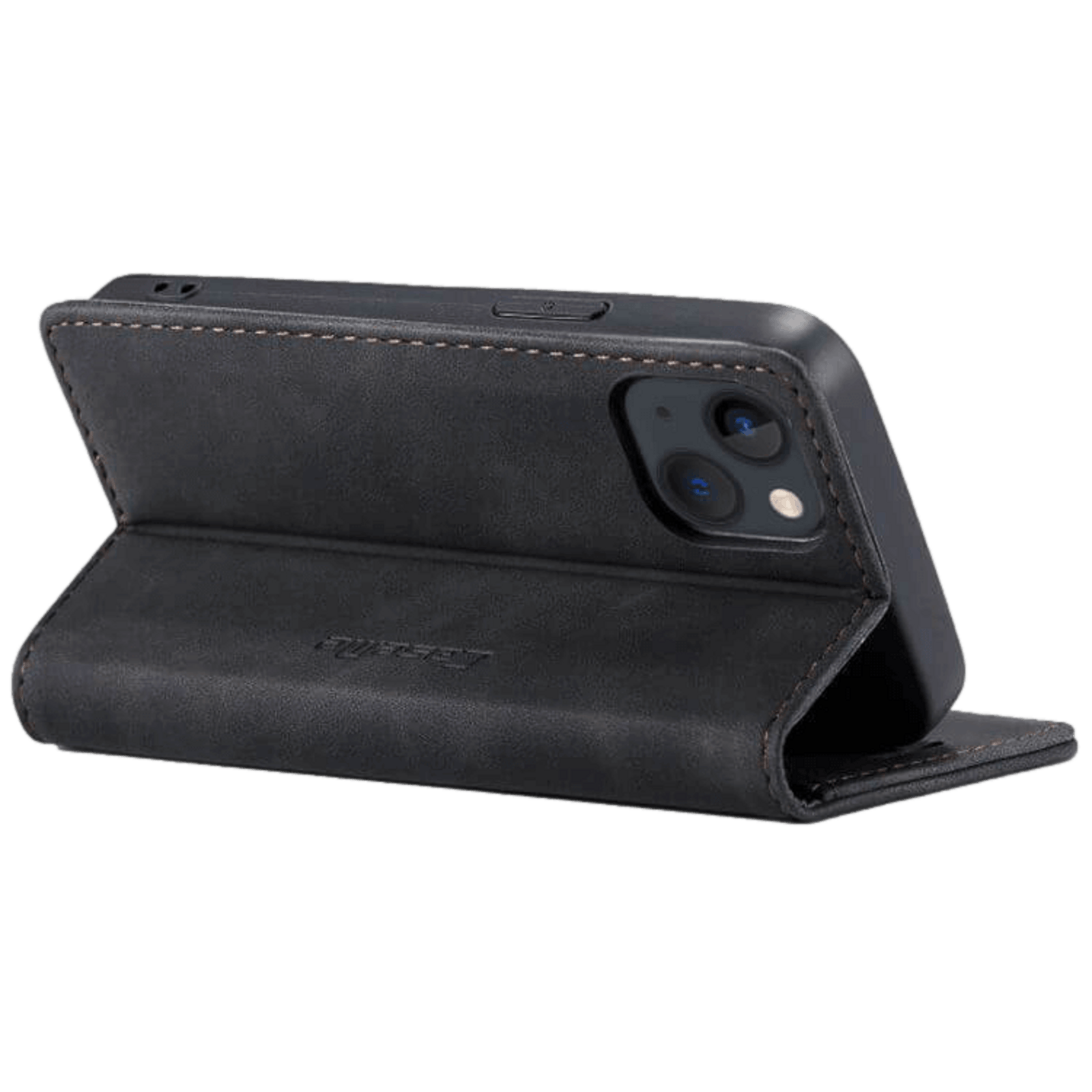Caseme iPhone 13 Business Wallet Bookcase Hoesje Zwart