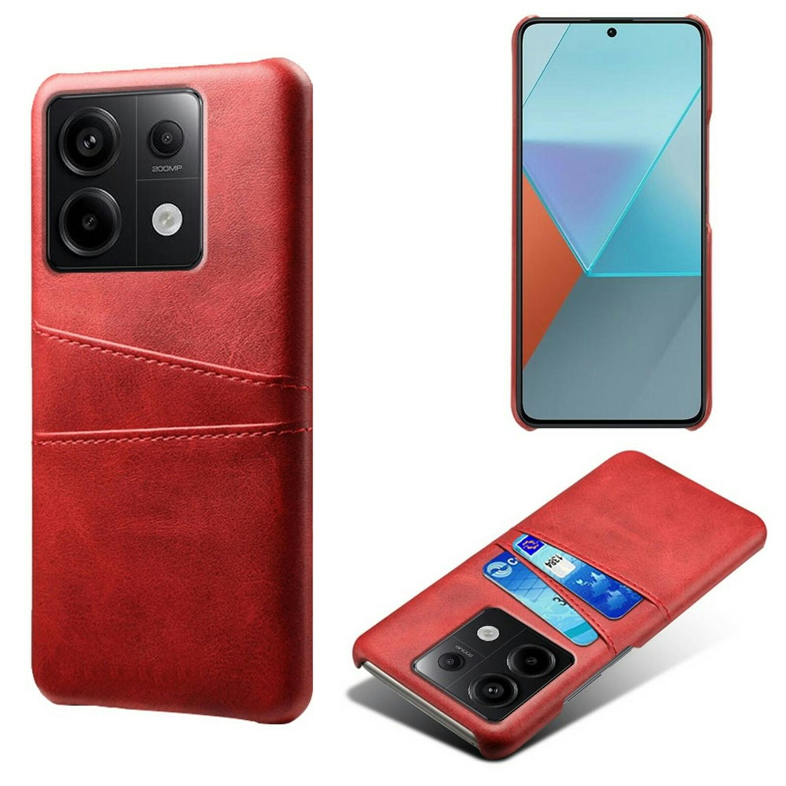 Comfycase Xiaomi Redmi Note 13 Pro 5G Card Case Rood